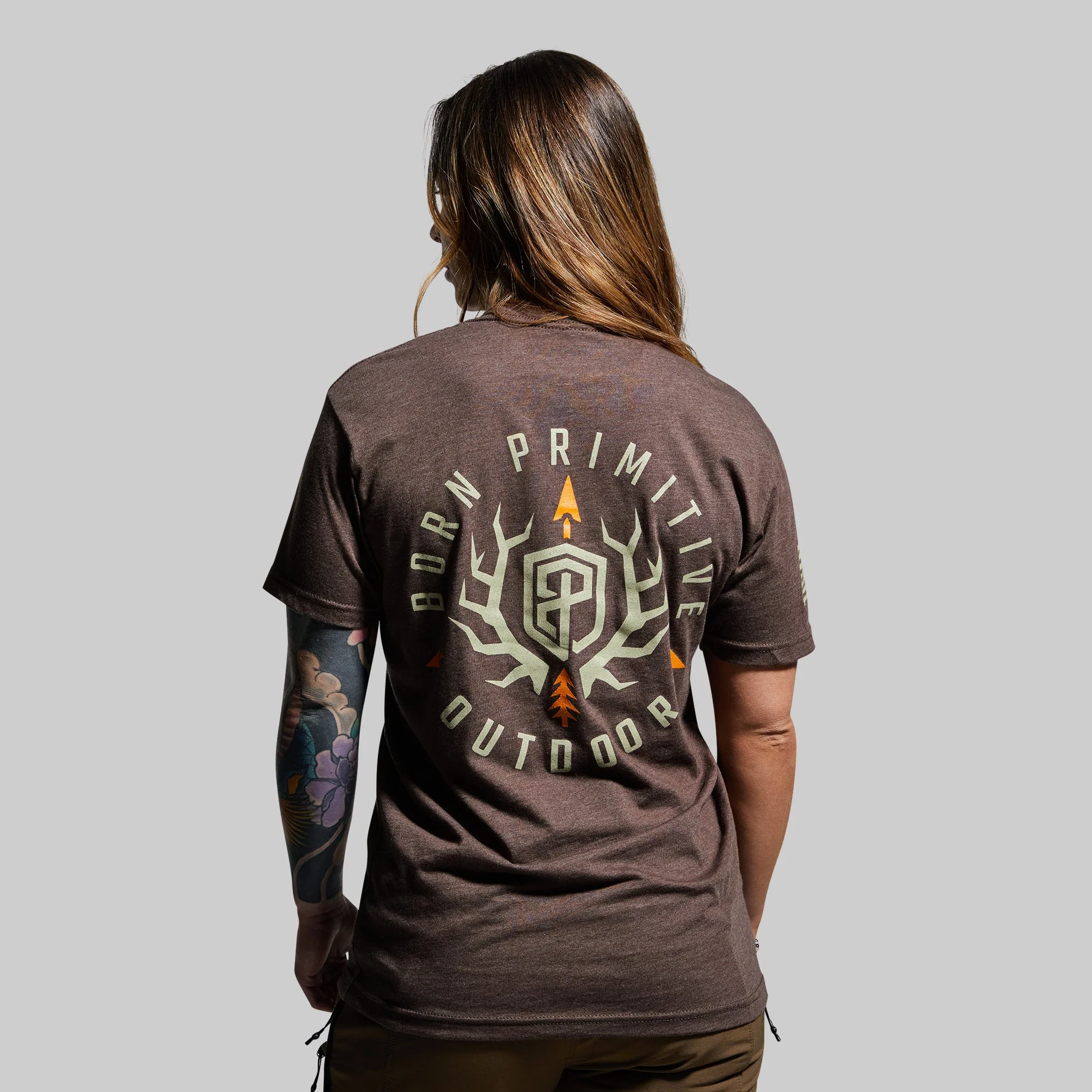 Outdoor Emblem Tee (Chestnut) - Image 4