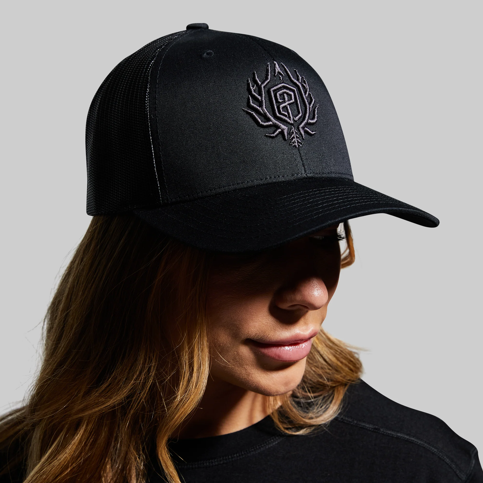 Outdoor Trucker Hat (Black) - Image 5