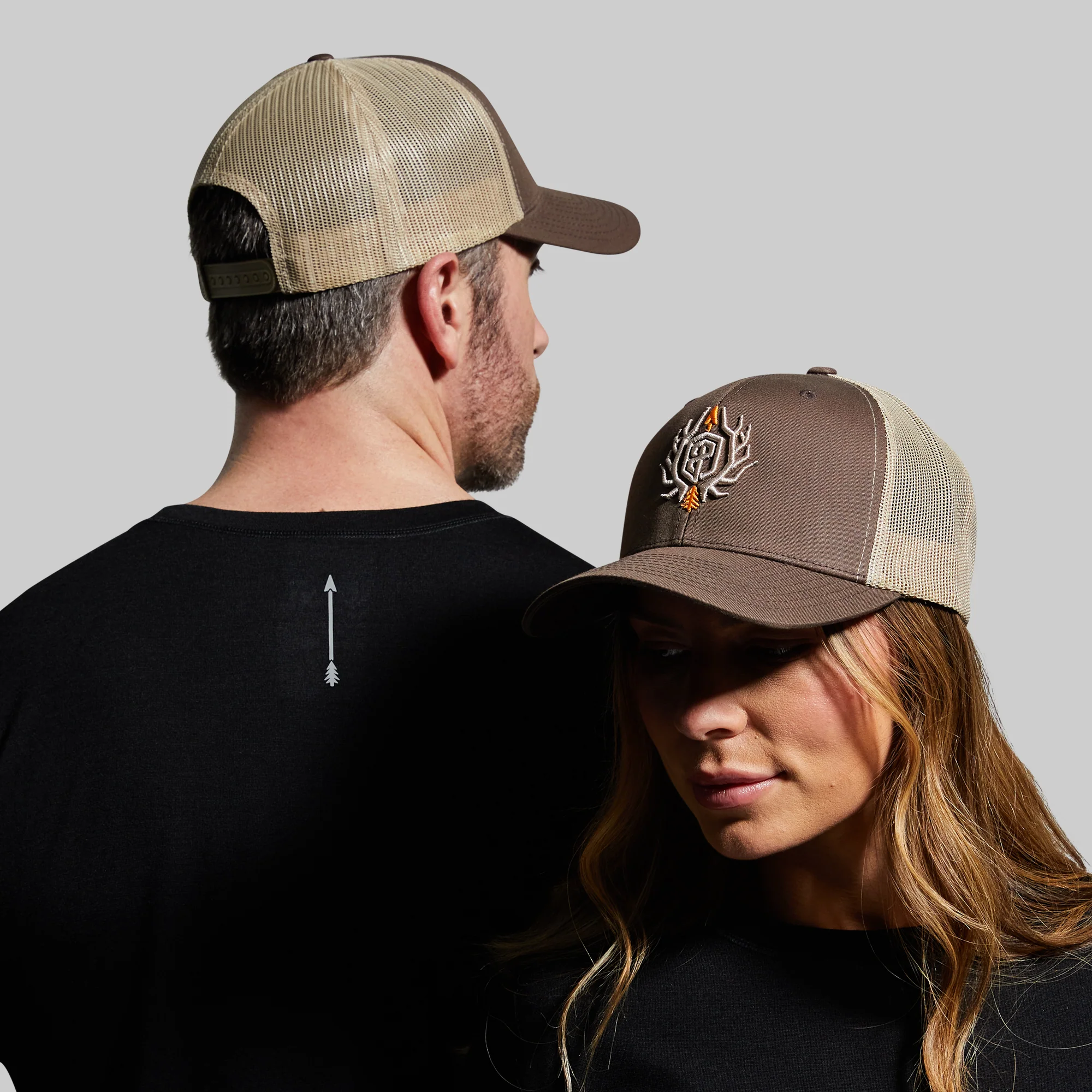 Outdoor Trucker Hat (Brown with Tan Mesh) - Image 4
