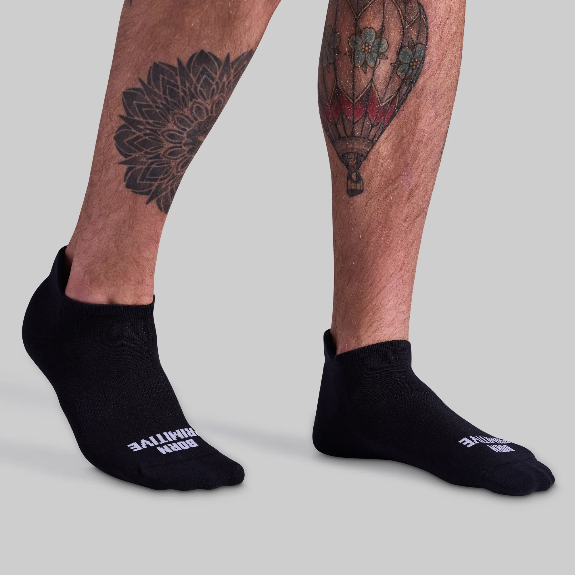 Performance Ankle Sock 2-Pack (Black/White) - Image 4