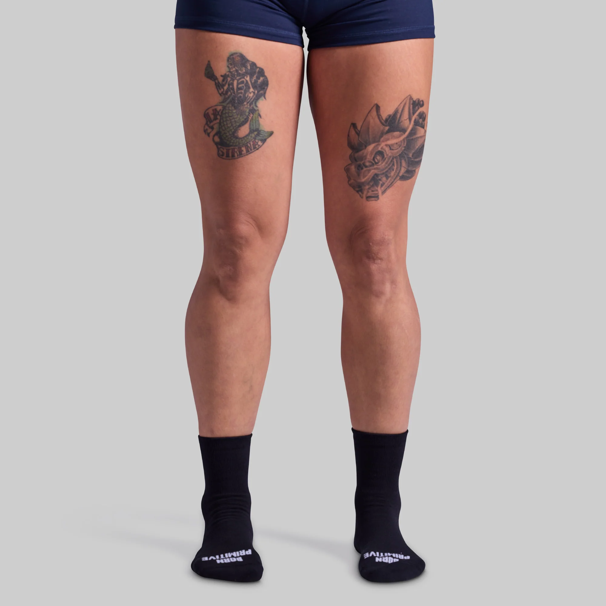 Performance Half Crew Sock (Black) - Image 4