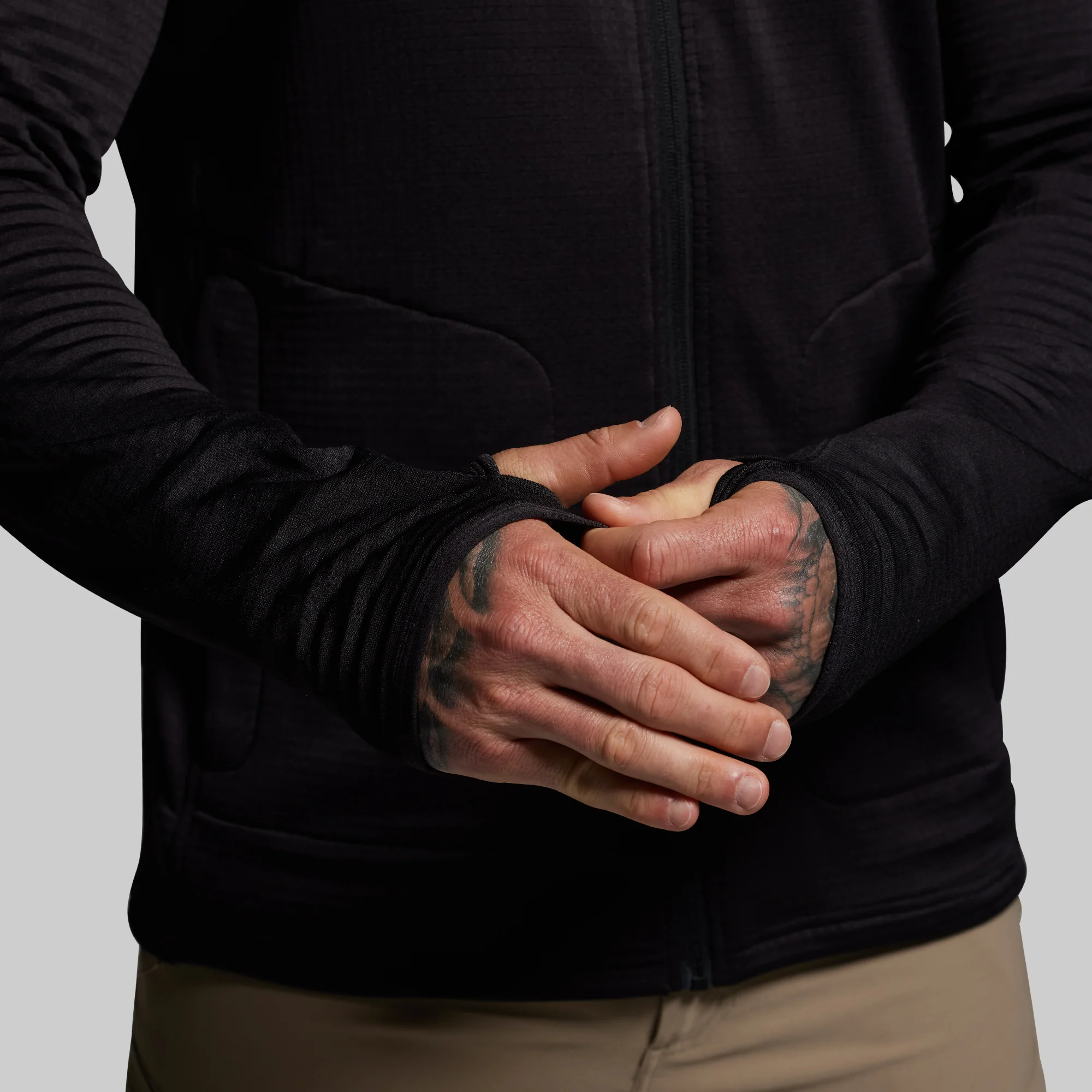 Quiver Full Zip Hoodie 2.0 (Black) - Image 7