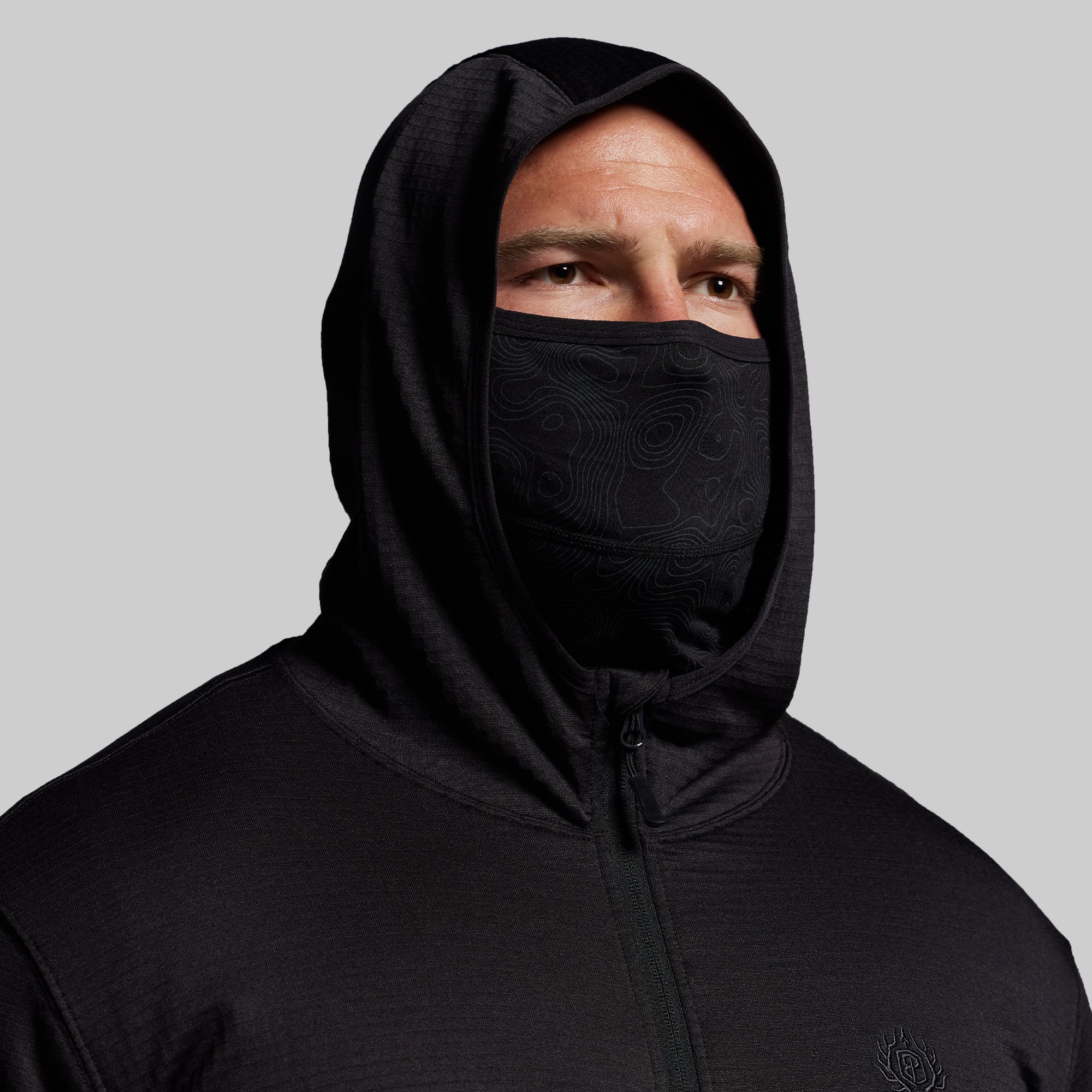 Quiver Full Zip Hoodie 2.0 (Black) - Image 9