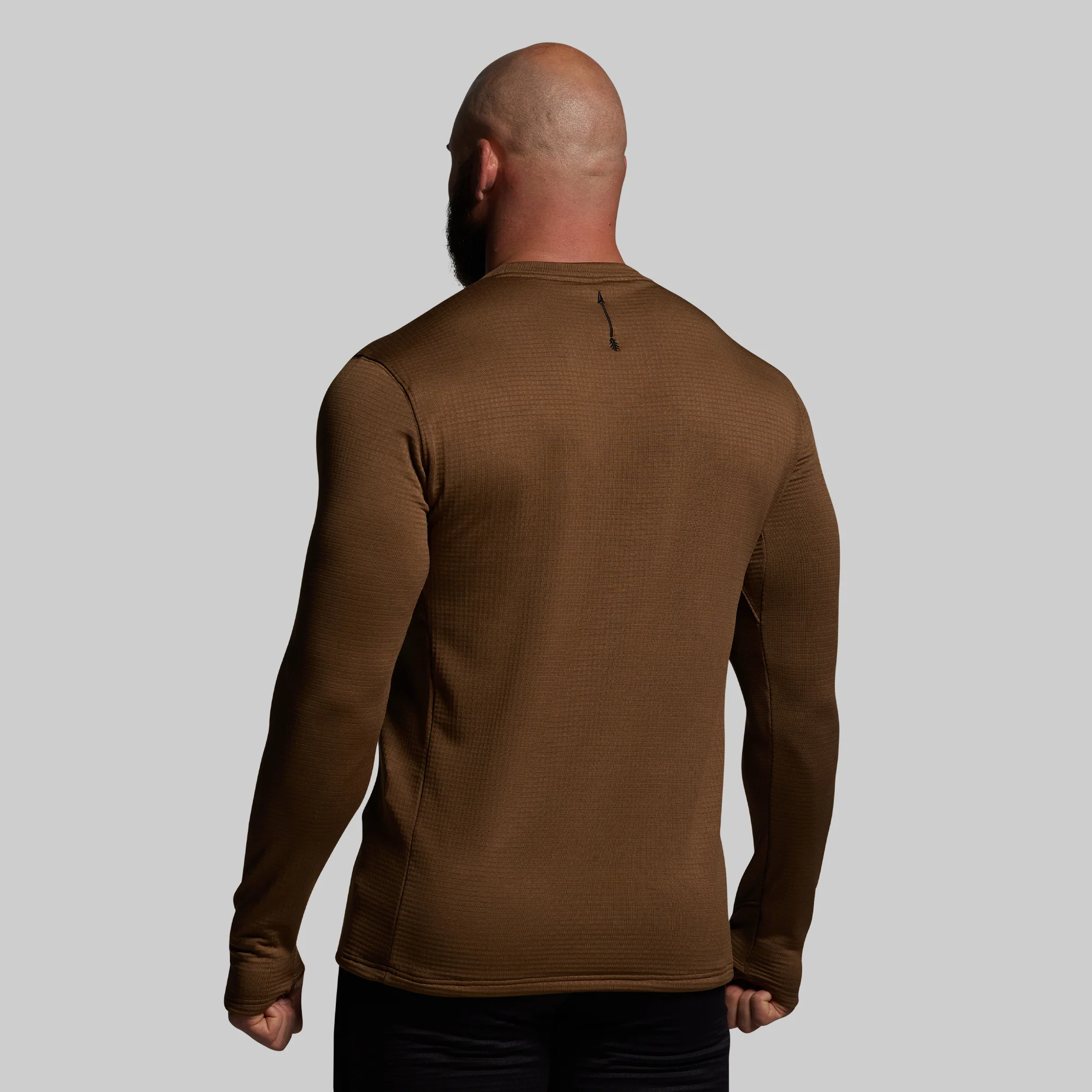 Quiver Grid Fleece Thermal Top (Coyote Brown) - Image 2