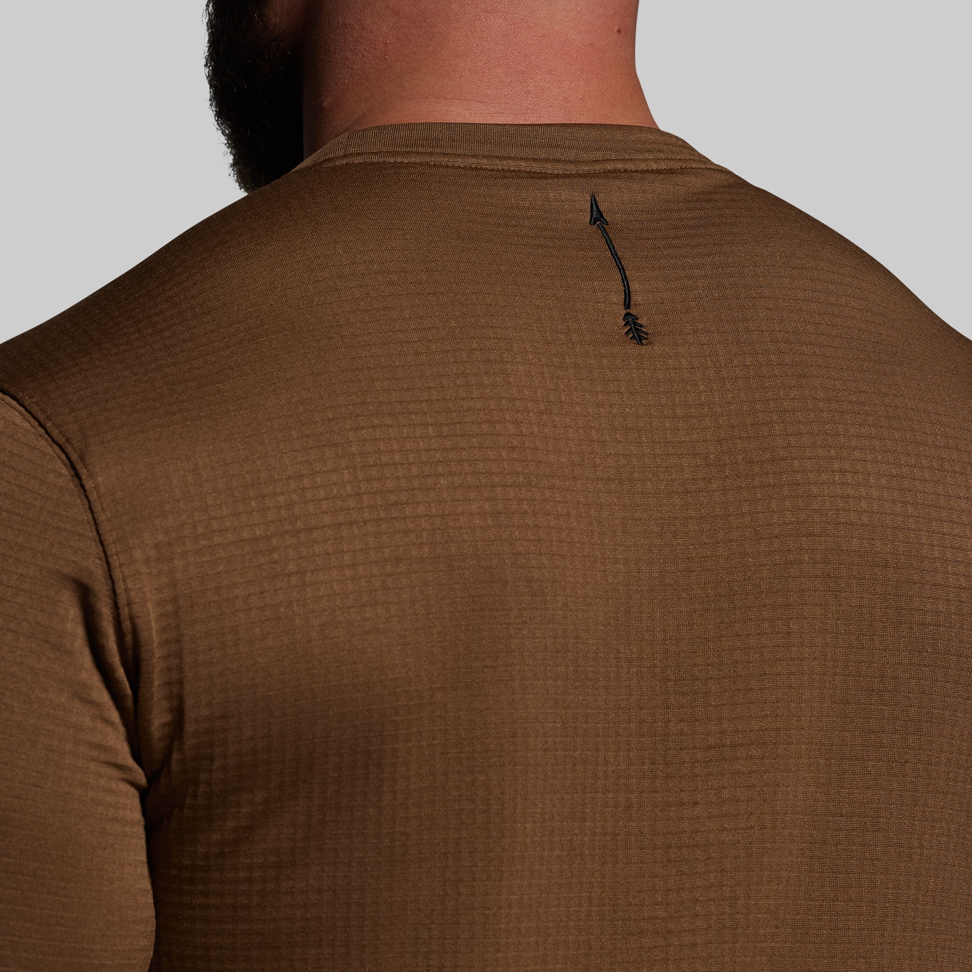 Quiver Grid Fleece Thermal Top (Coyote Brown) - Image 3