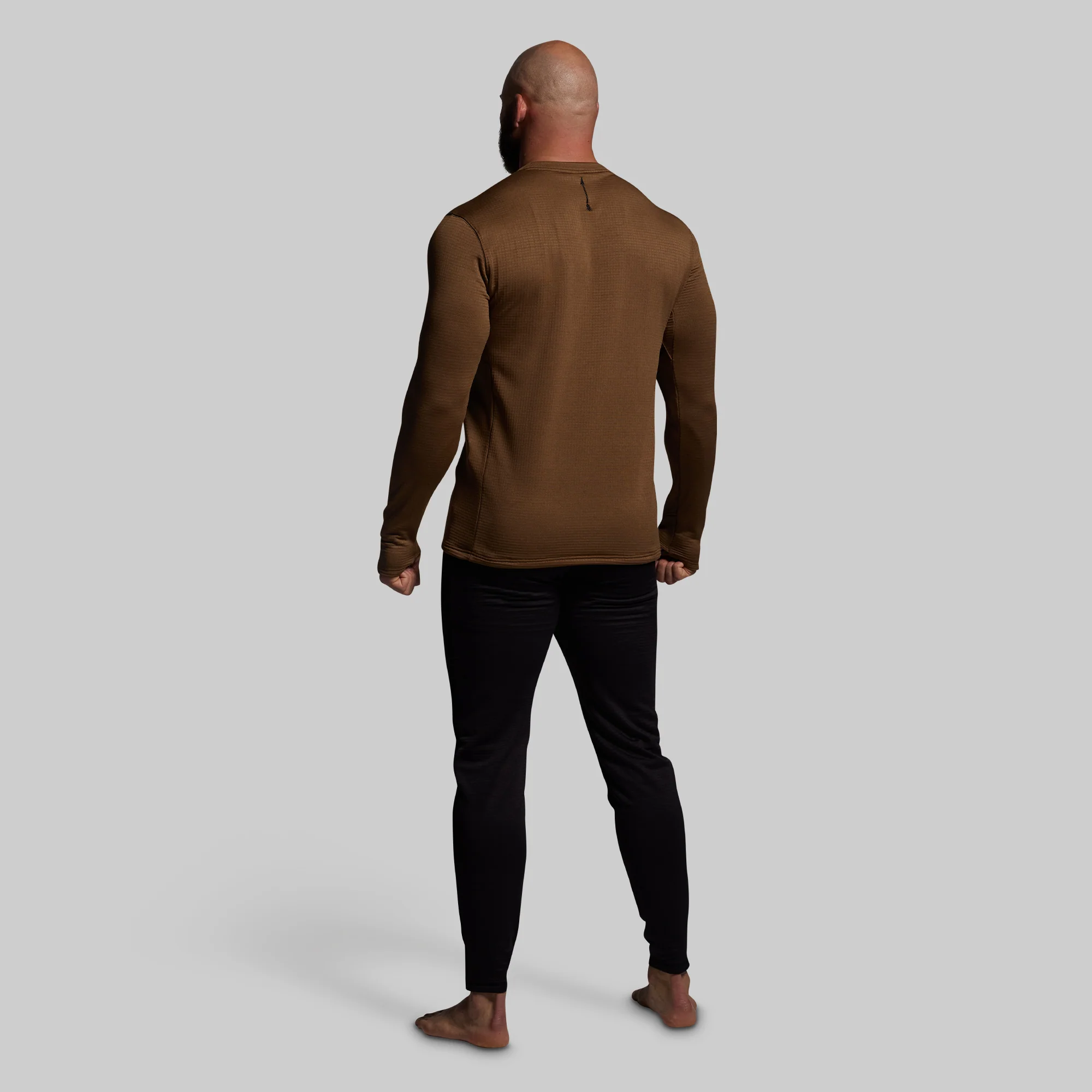 Quiver Grid Fleece Thermal Top (Coyote Brown) - Image 8