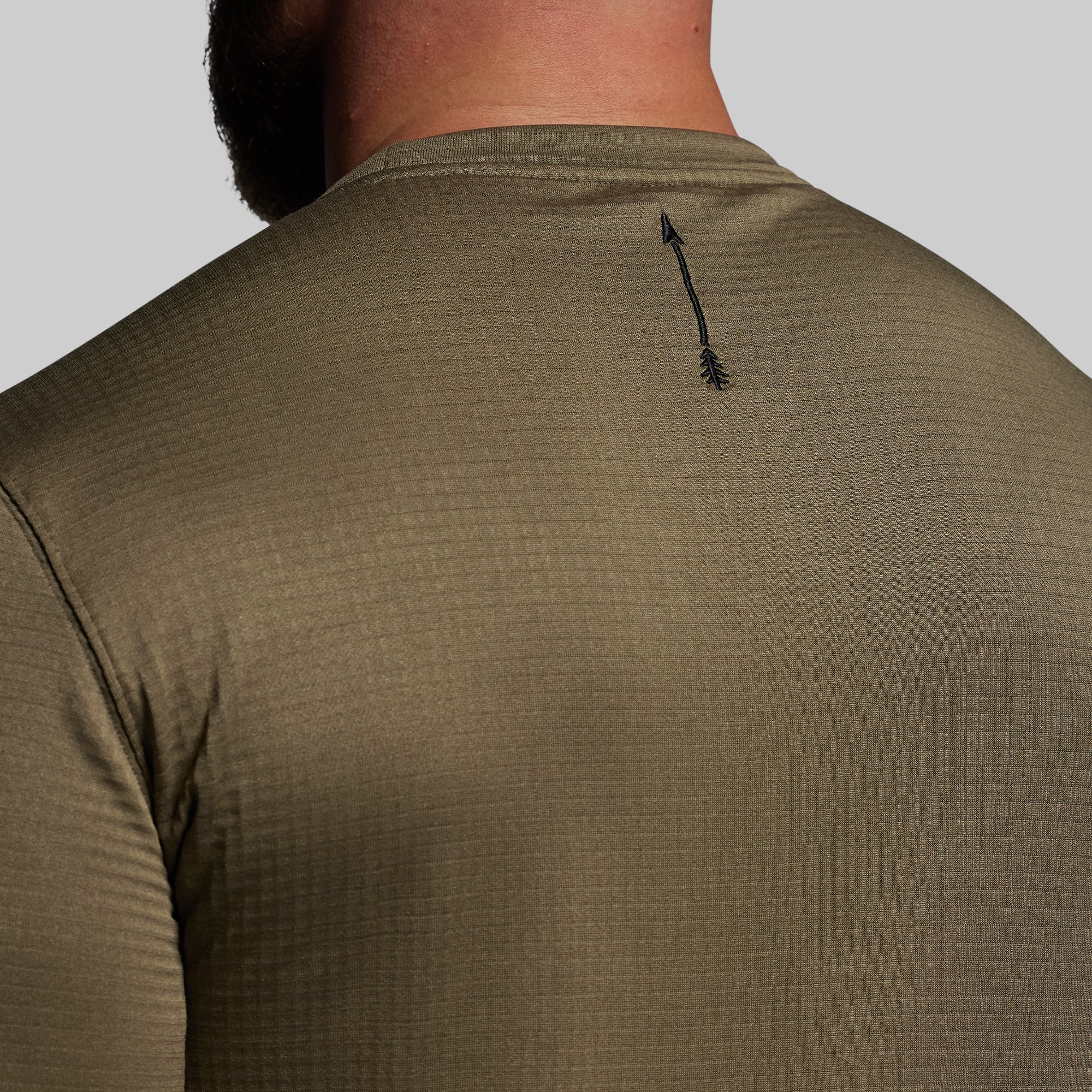 Quiver Grid Fleece Thermal Top (OD Green) - Image 3
