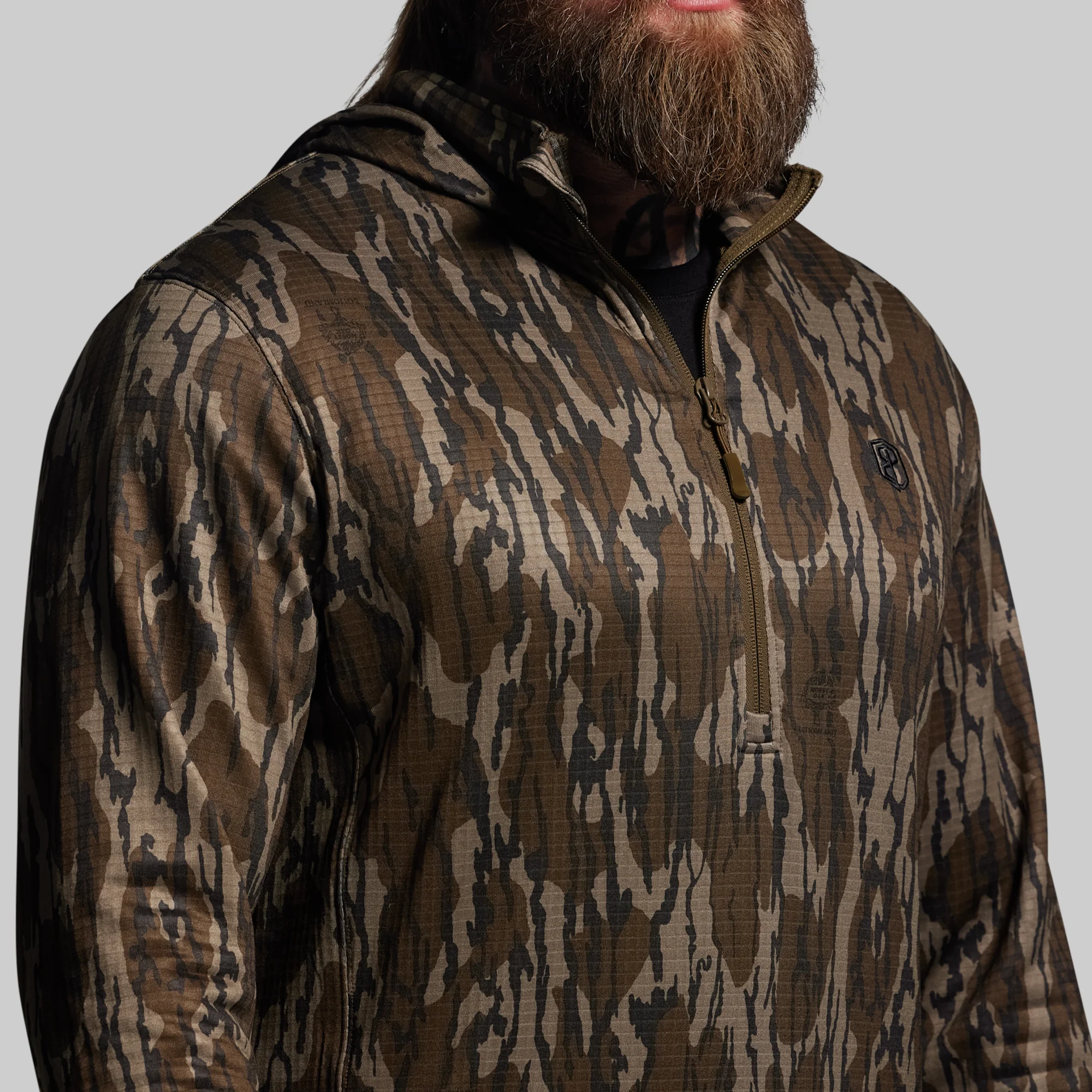 Quiver Half Zip Hoodie 2.0 (Mossy Oak® Original Bottomland®) - Image 3