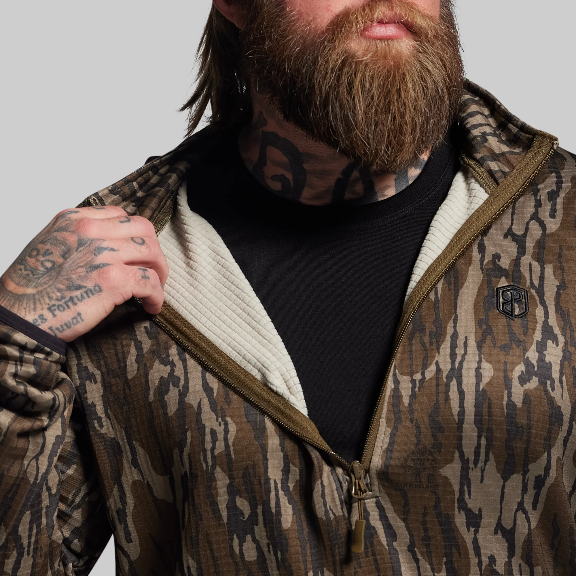 Quiver Half Zip Hoodie 2.0 (Mossy Oak® Original Bottomland®) - Image 5