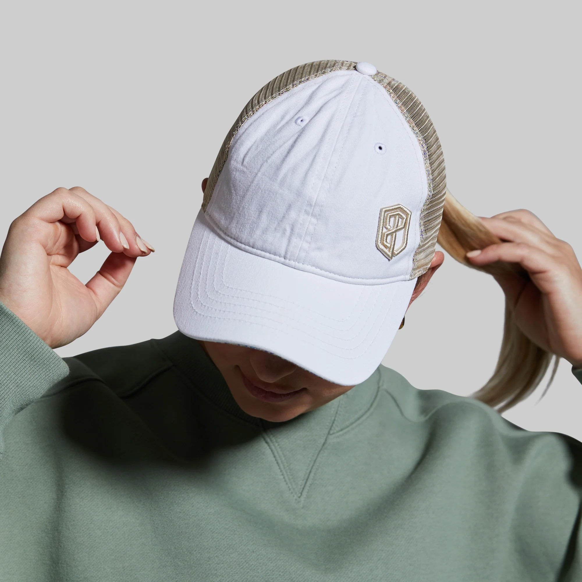 Relax Hat (White/Floral) - Image 5