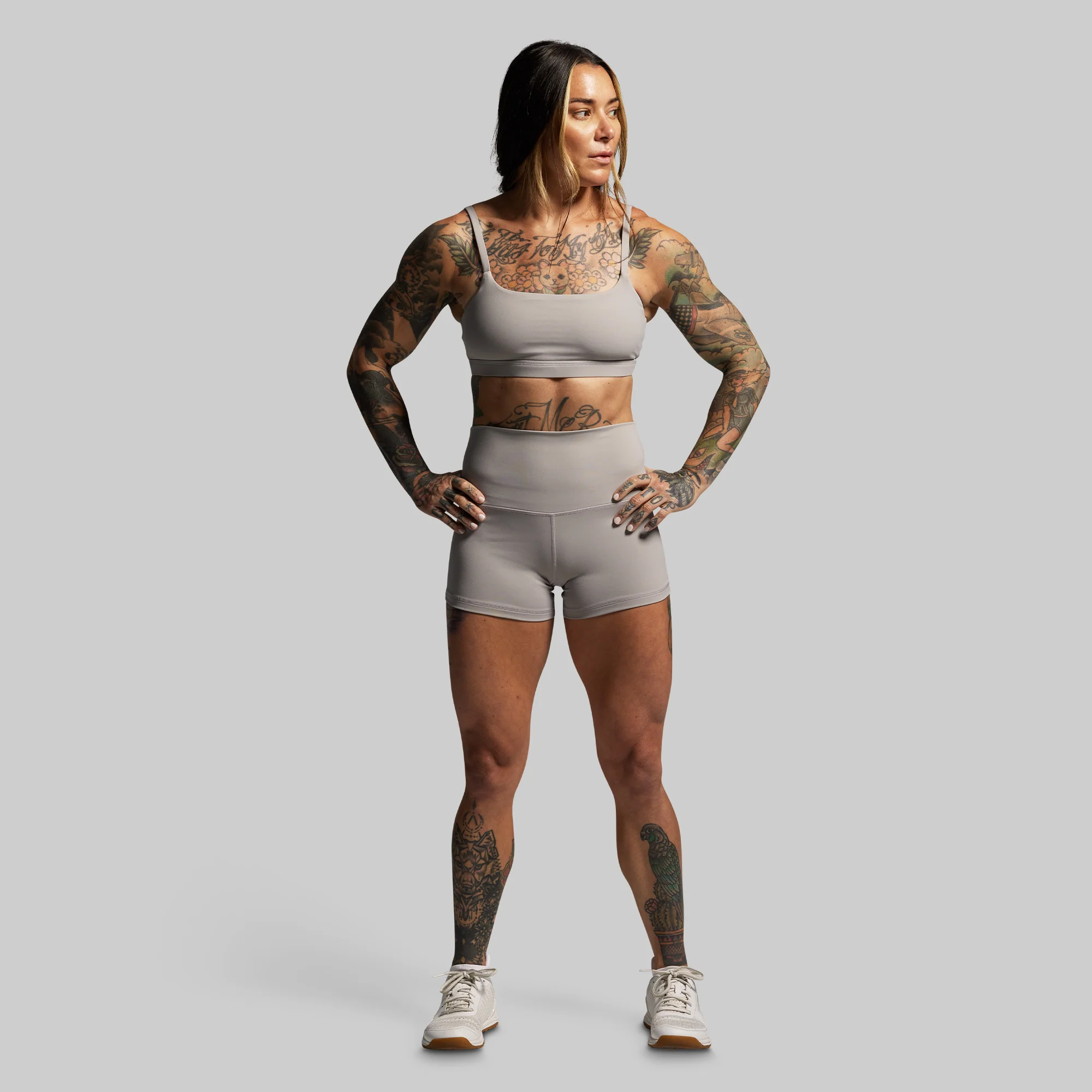 Reset Sports Bra (Stone) - Image 6