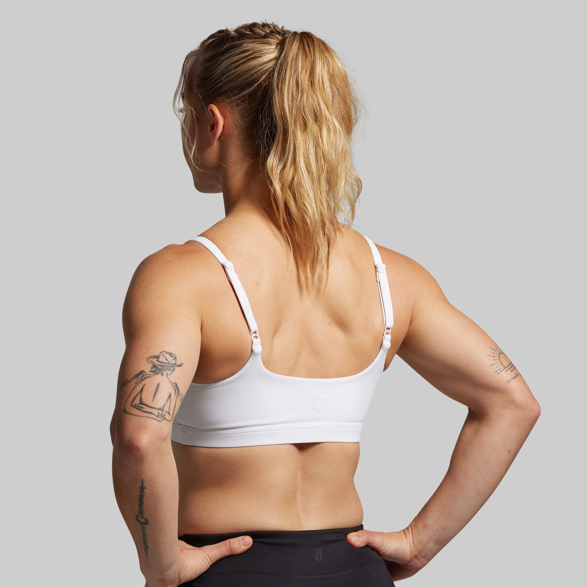 Reset Sports Bra (White) - Image 2
