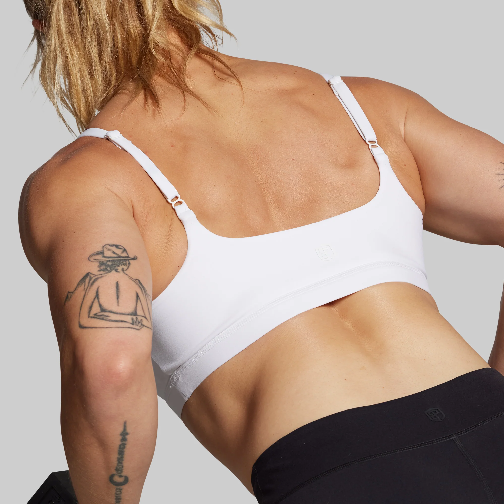 Reset Sports Bra (White) - Image 4