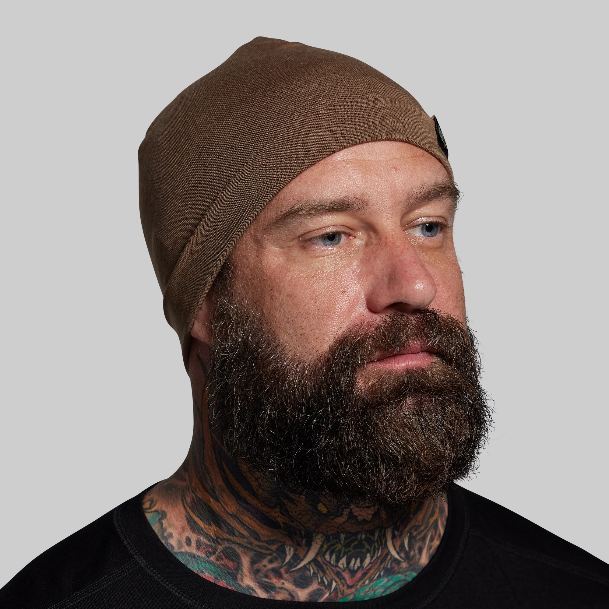 Ridgeline Merino Beanie 165 (Coyote Brown) - Image 7