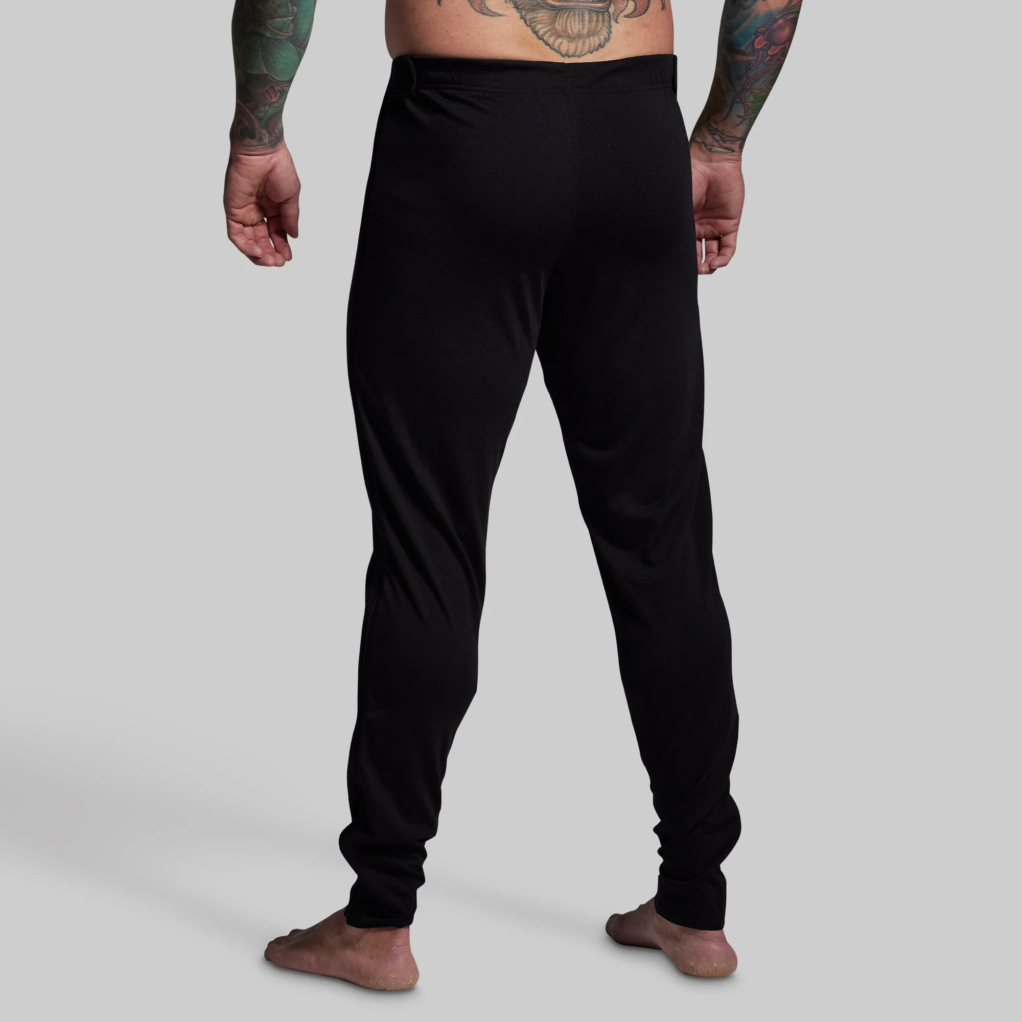 Ridgeline Merino Full Zip Bottom 165 (Black) - Image 2