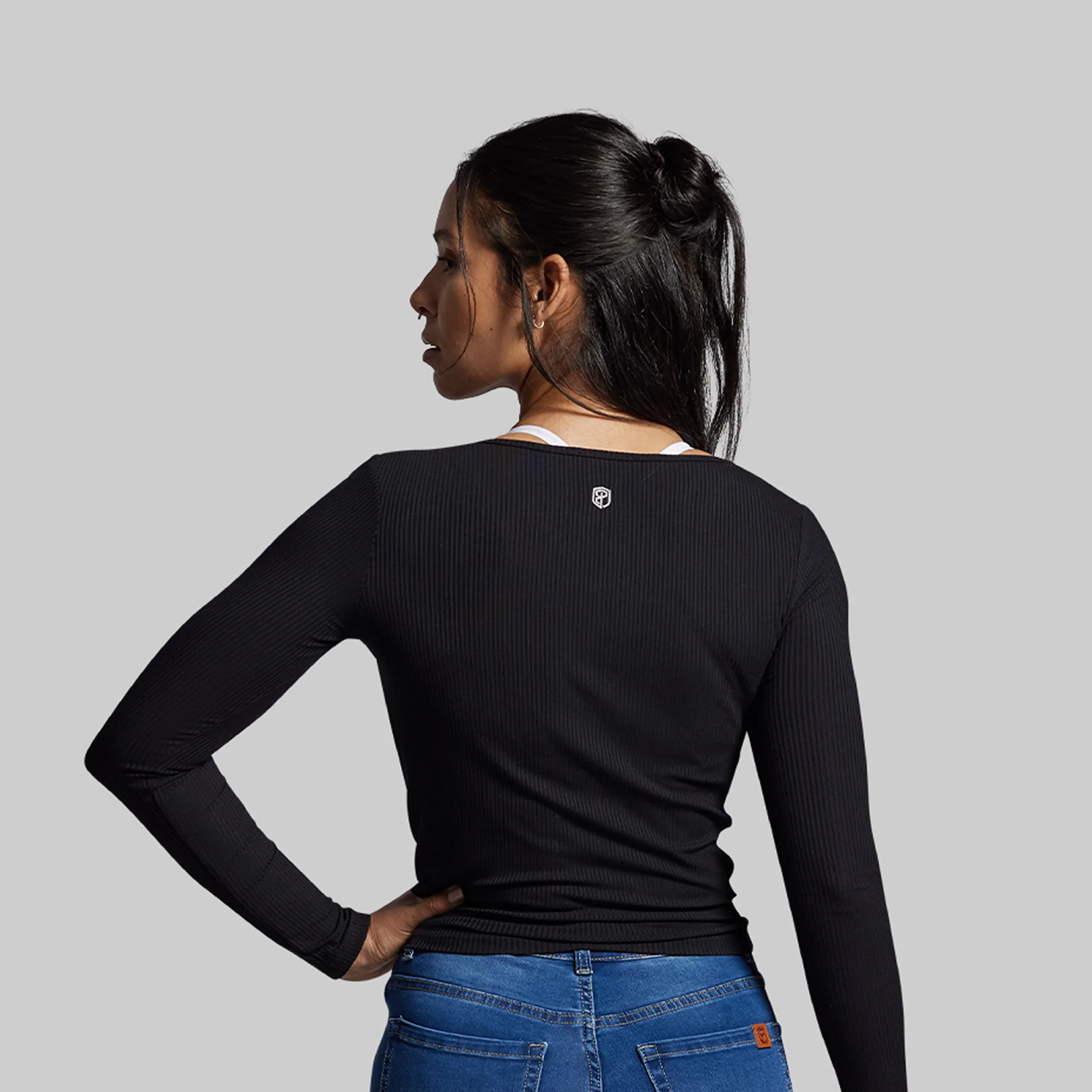 Rise Up Long Sleeve (Black) - Image 2