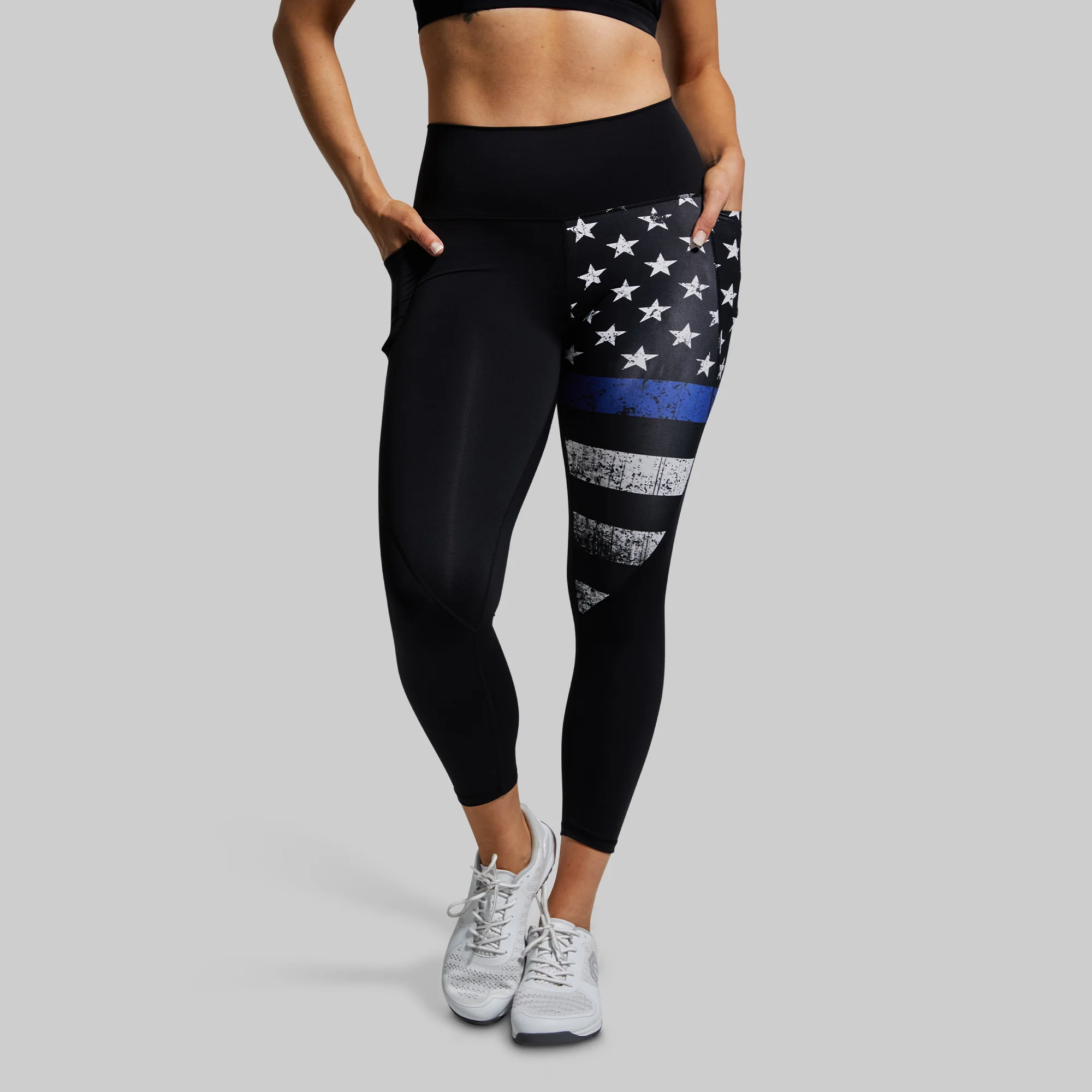Synergy Legging w/ Pockets (Thin Blue Line) - Image 4