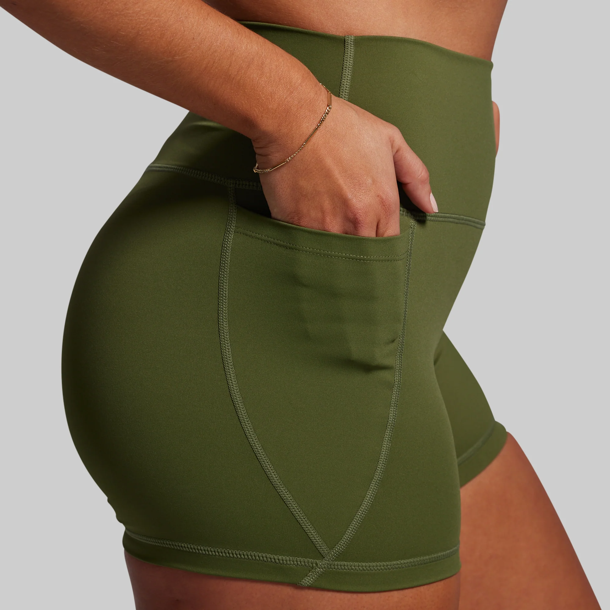 Synergy Short w/ Pockets 2.0 (Olive) - Image 3
