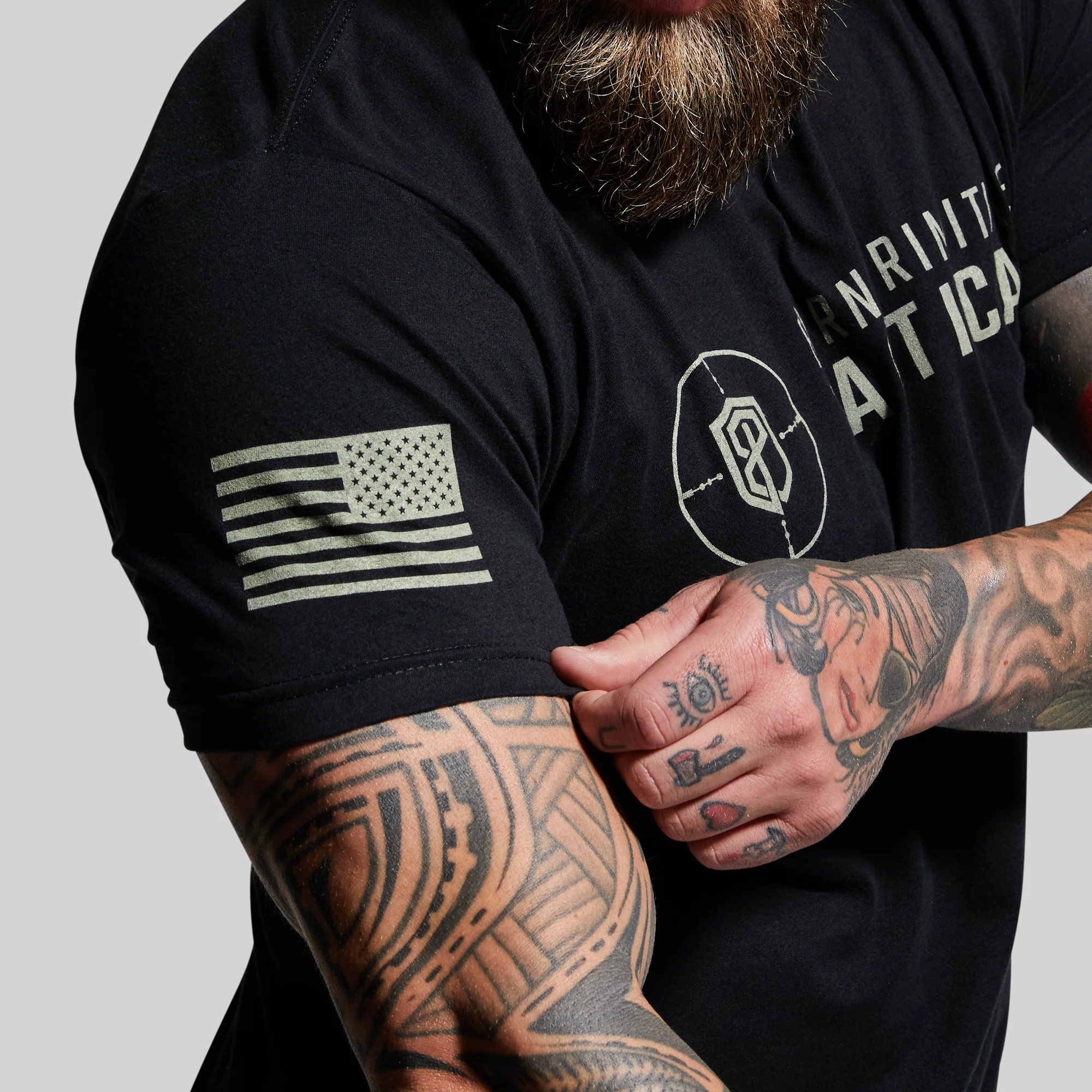 Tactical Brand Tee (Black) - Image 5