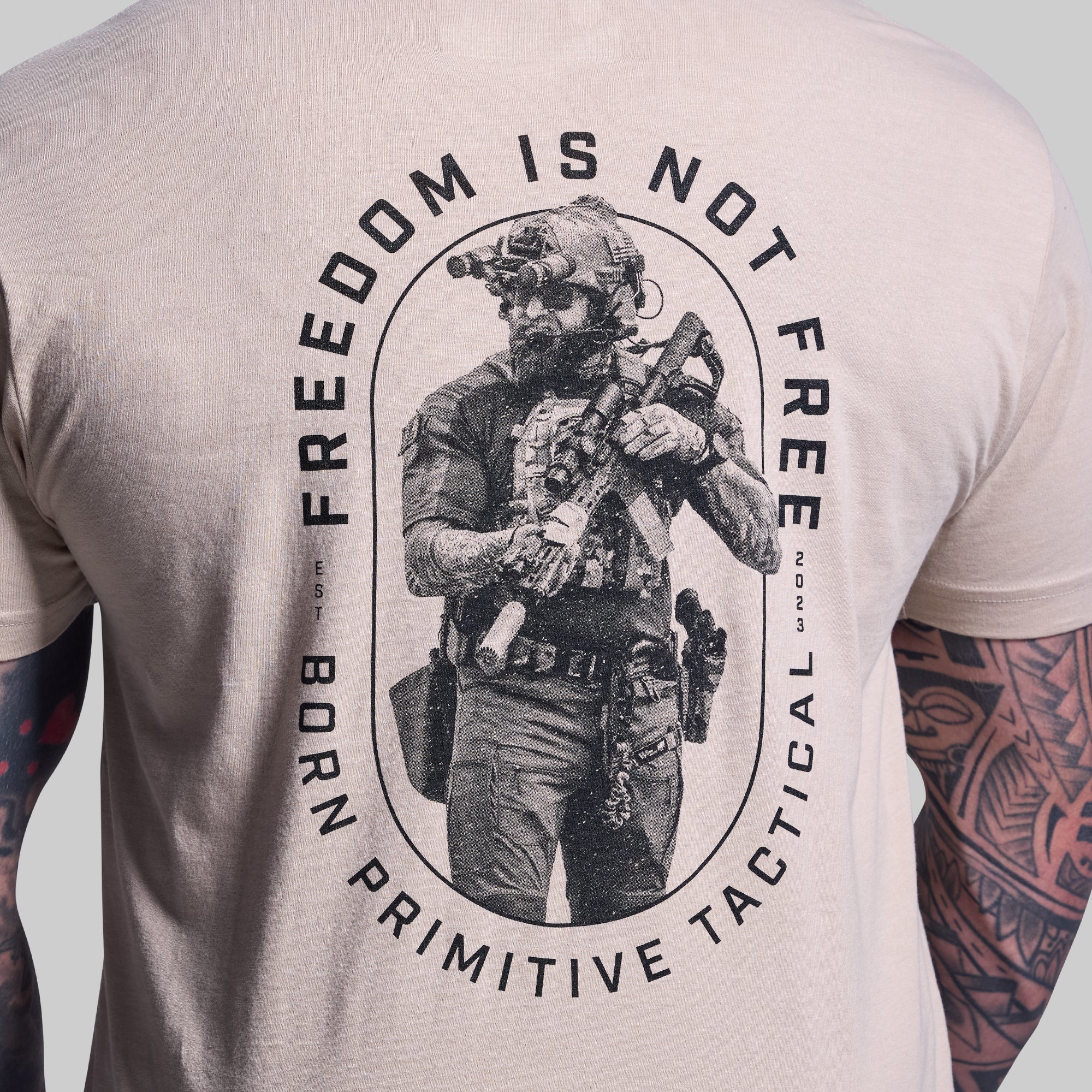 Tactical Operator Tee (Tan) - Image 2
