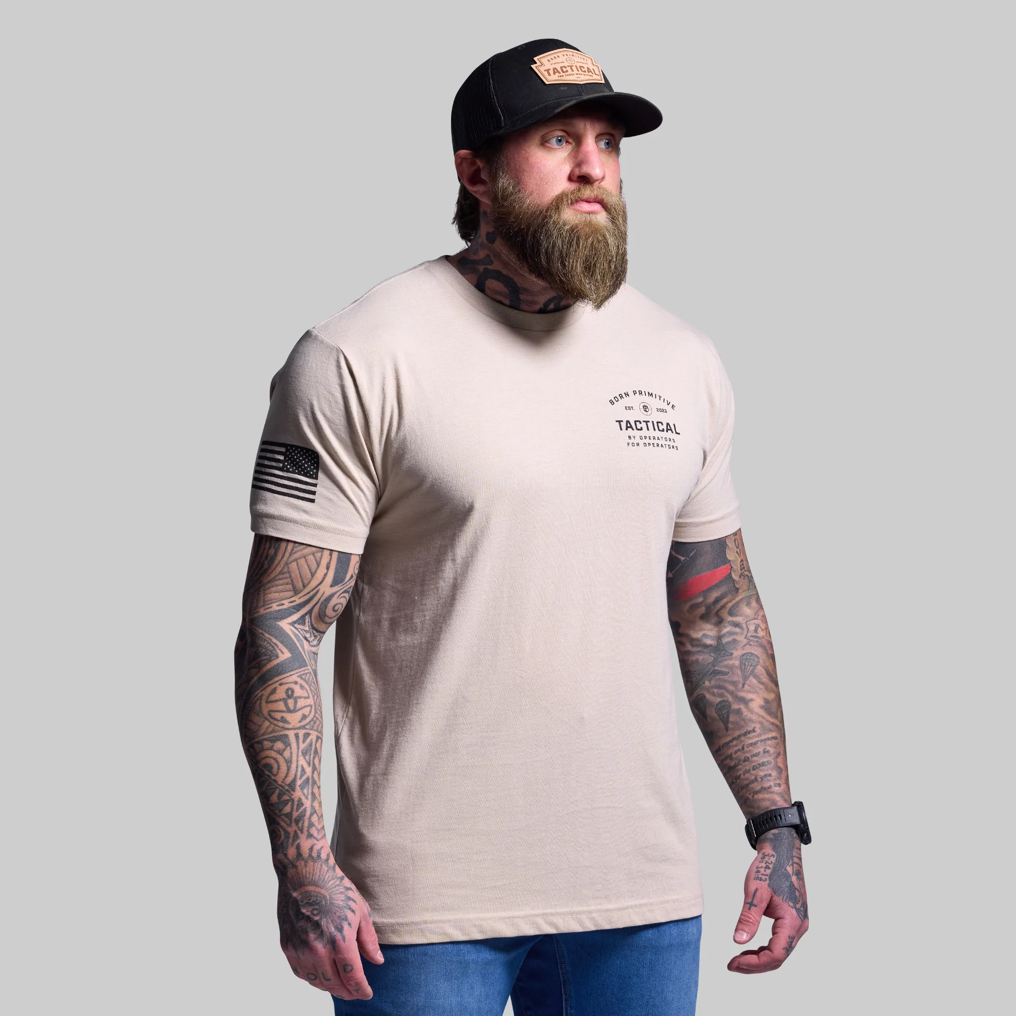 Tactical Operator Tee (Tan) - Image 3