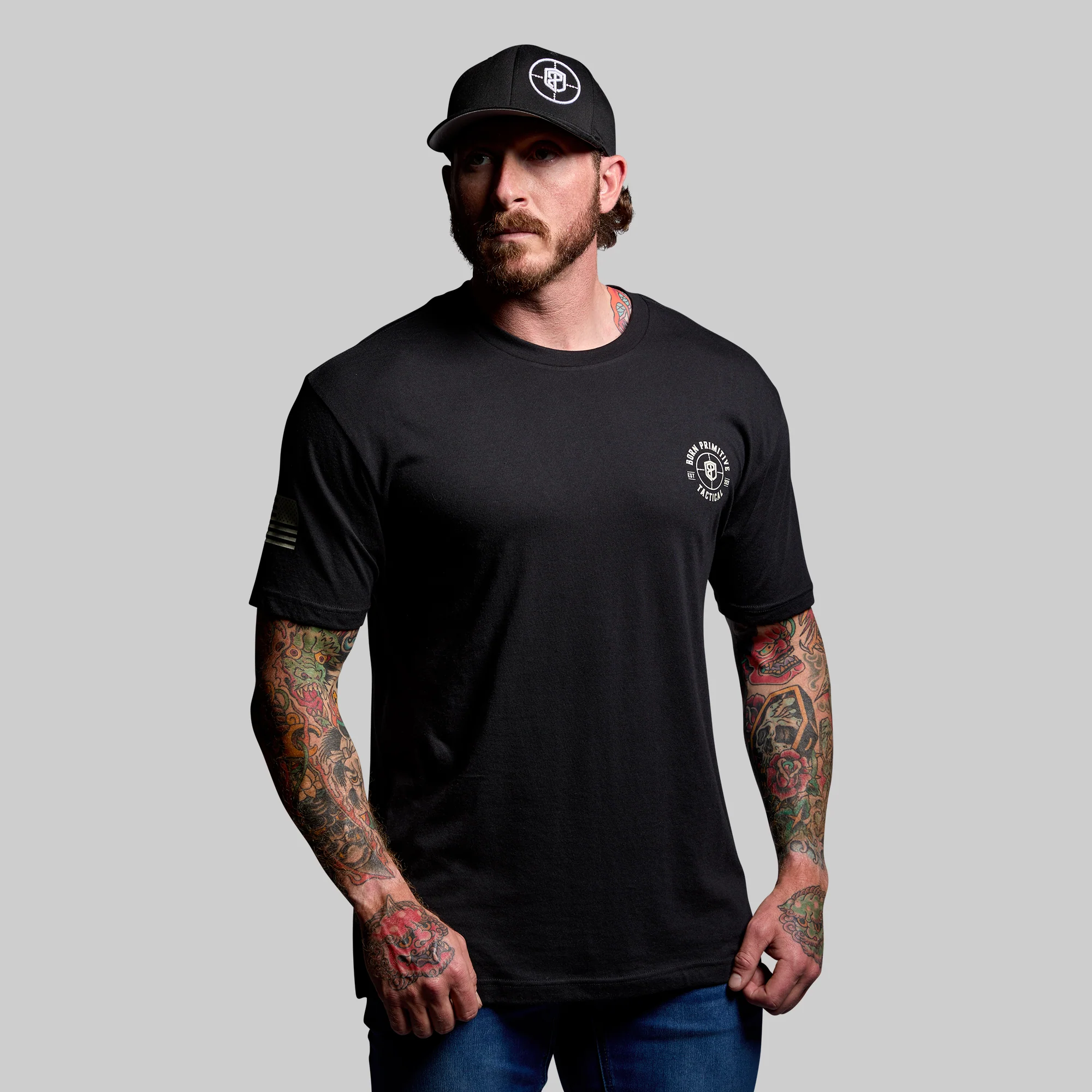 Tactical Skull Tee (Black) - Image 4