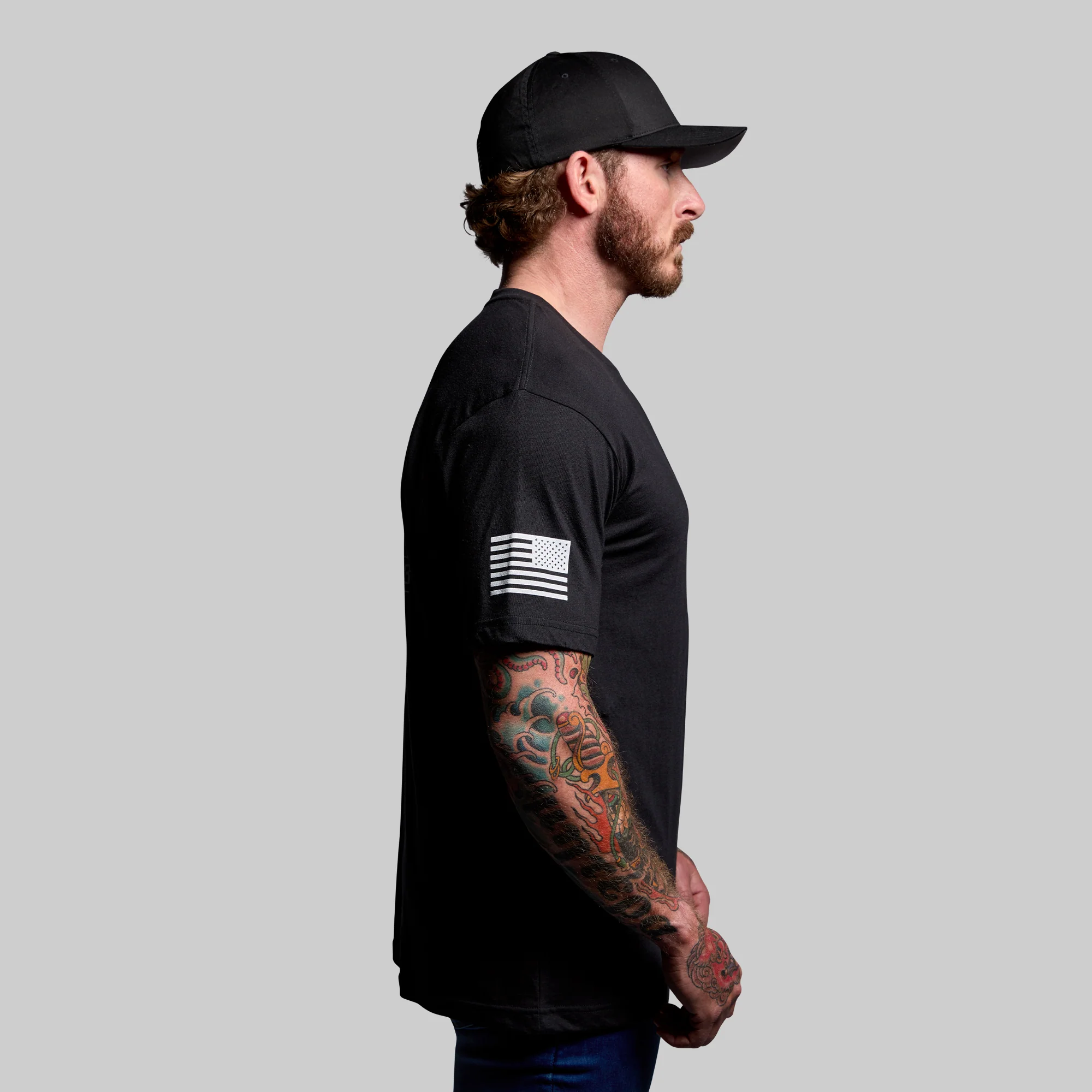 Tactical Skull Tee (Black) - Image 5