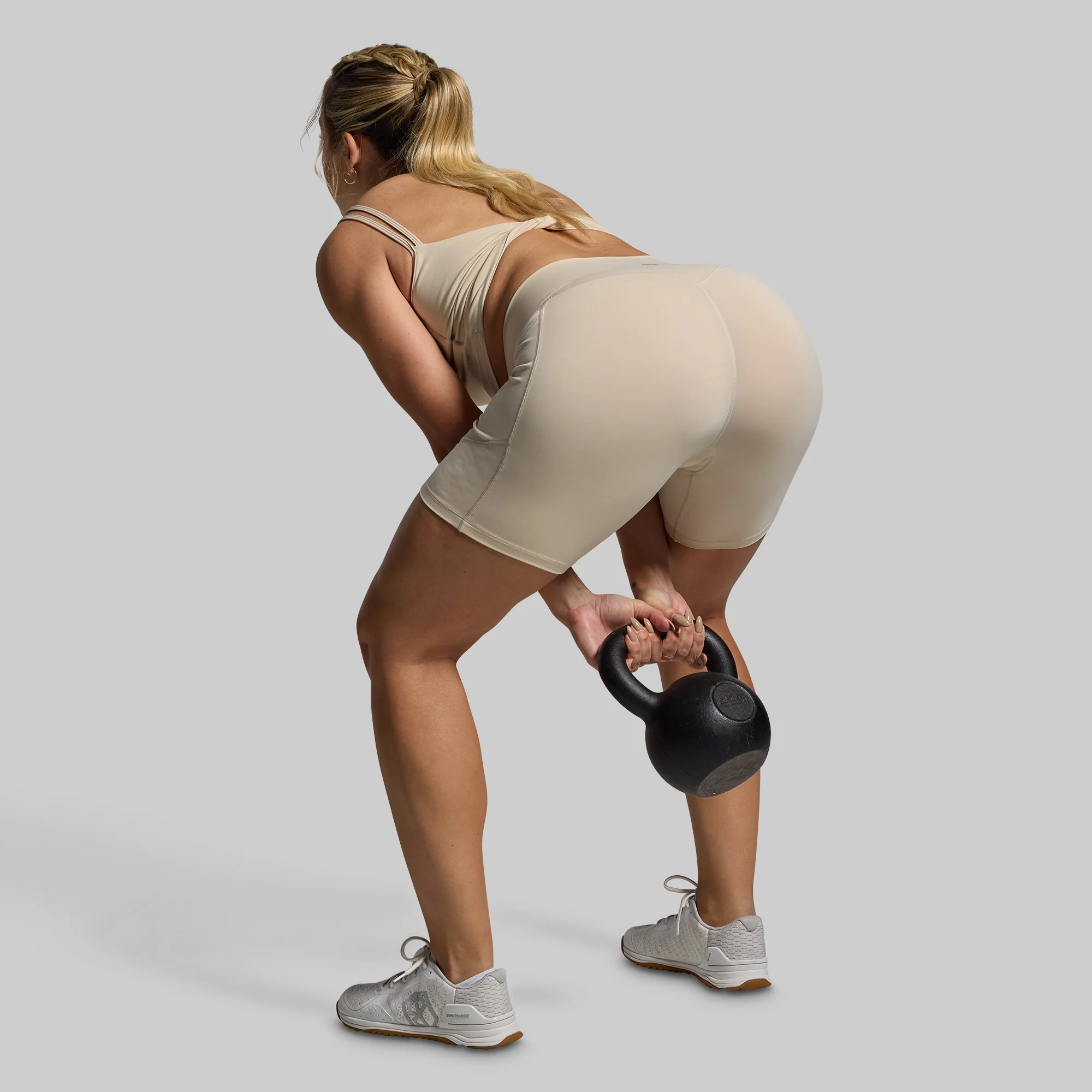 Tempo Biker Short (Oatmeal) - Image 5
