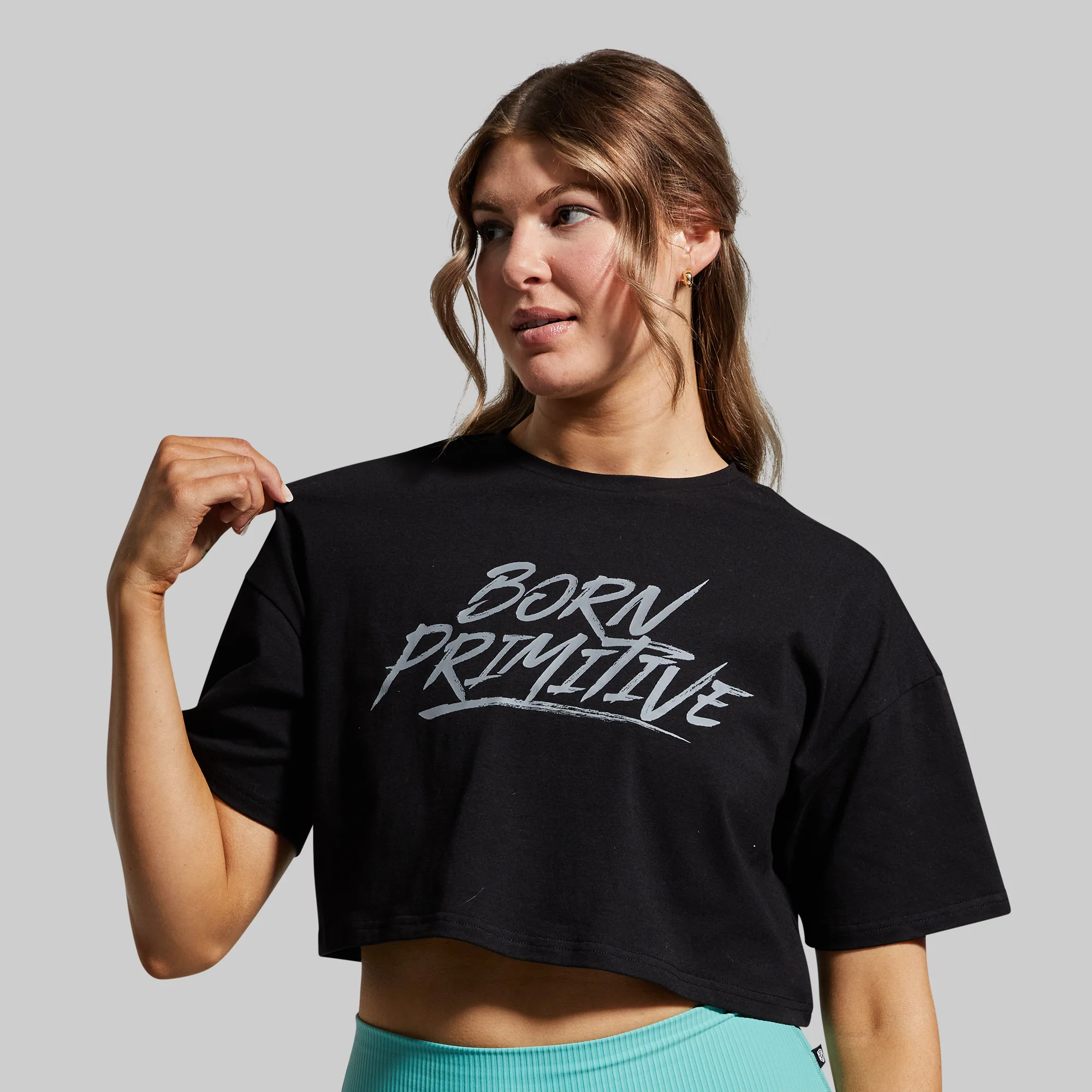 Training Crop Tee 2.0 (Black) - Image 3