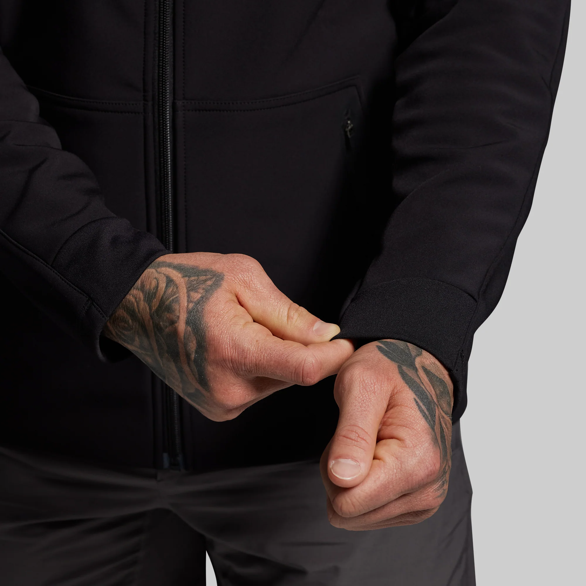 Training Full Zip Hoodie (Black) - Image 4