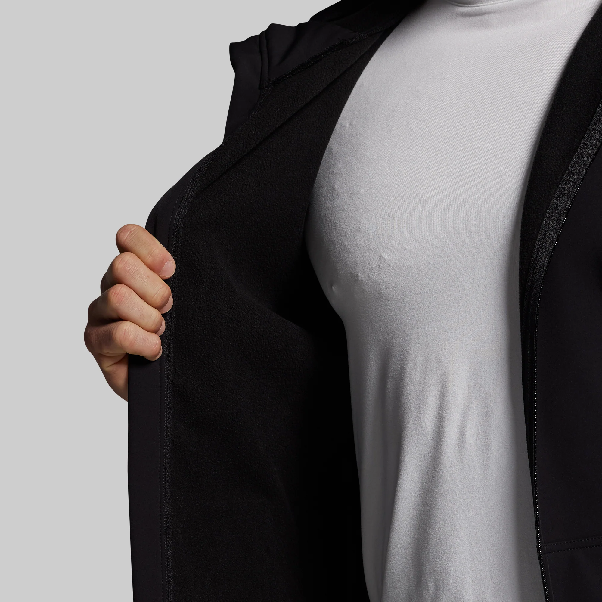 Training Full Zip Hoodie (Black) - Image 9