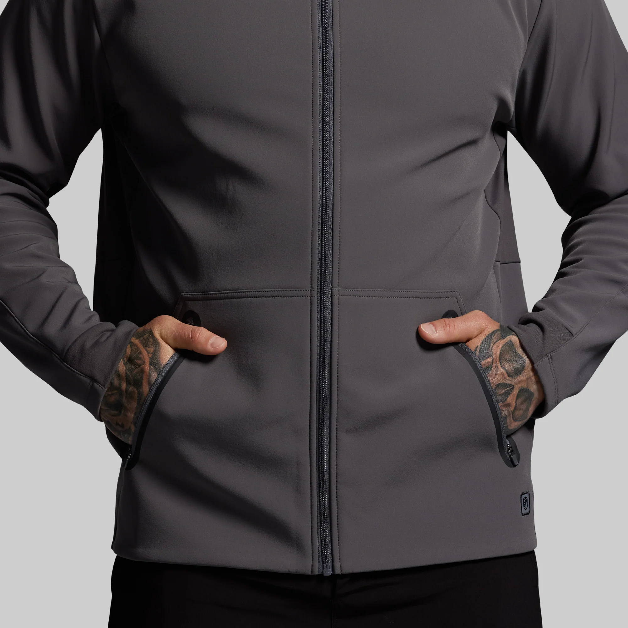 Training Full Zip Hoodie (Gunmetal) - Image 9