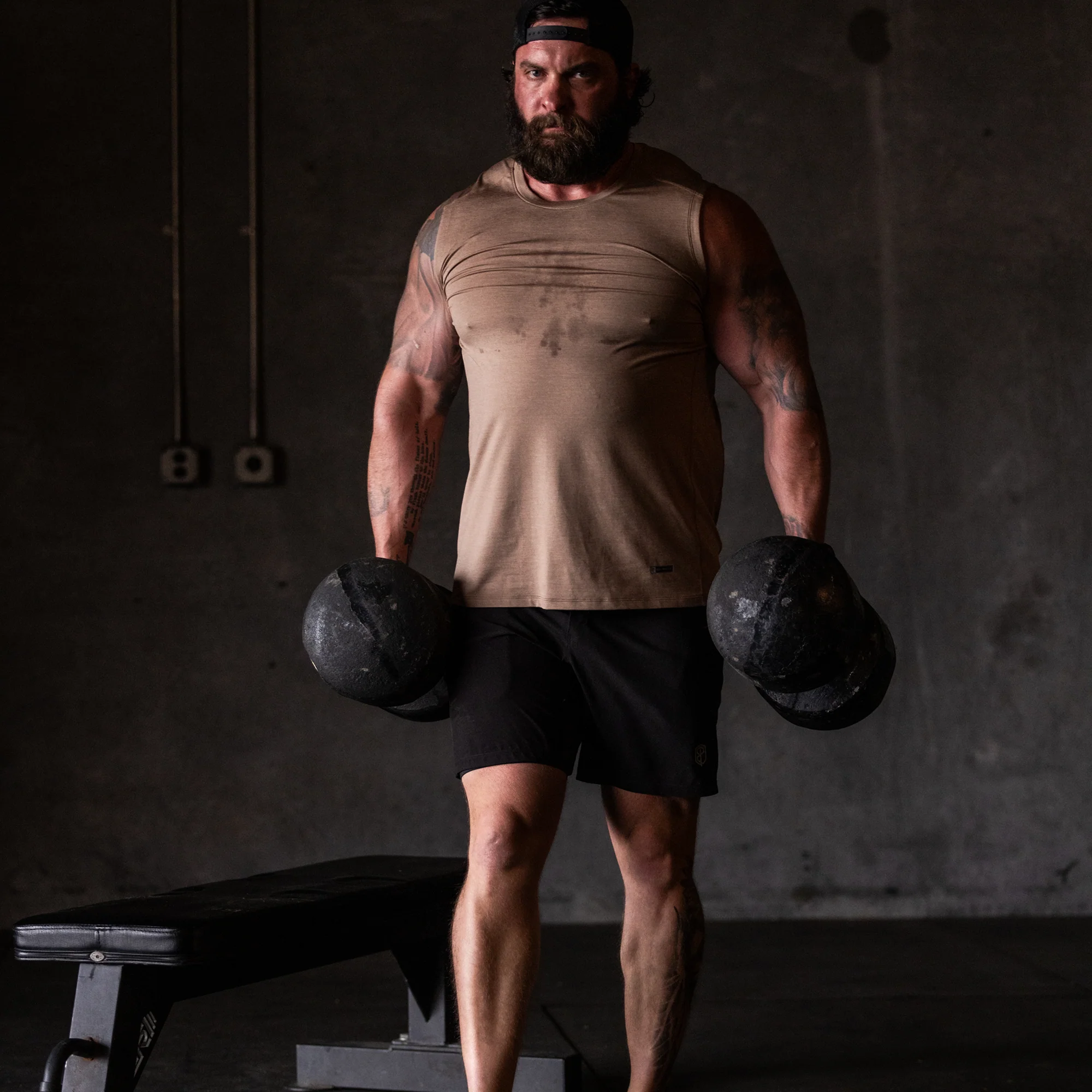 Training Muscle Tank (Mocha) - Image 2