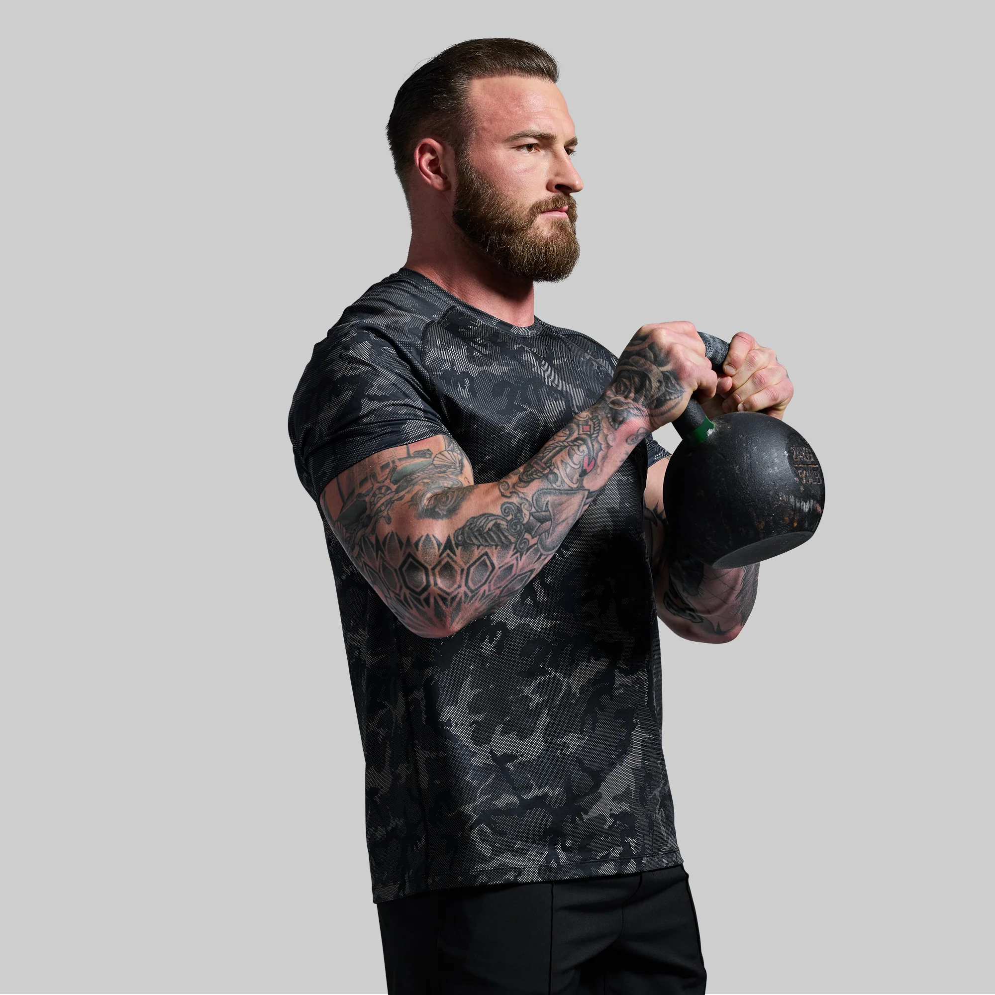 Training Tee (Halftone Muted Woodland) - Image 4