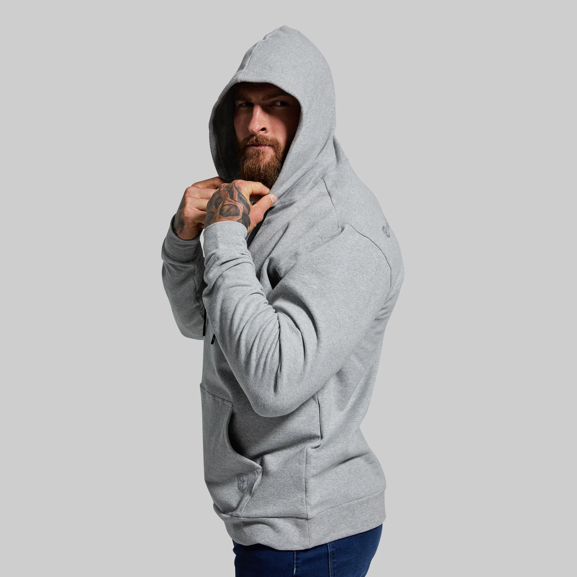 Unmatched Unisex Hoodie (Heather Grey) - Image 3