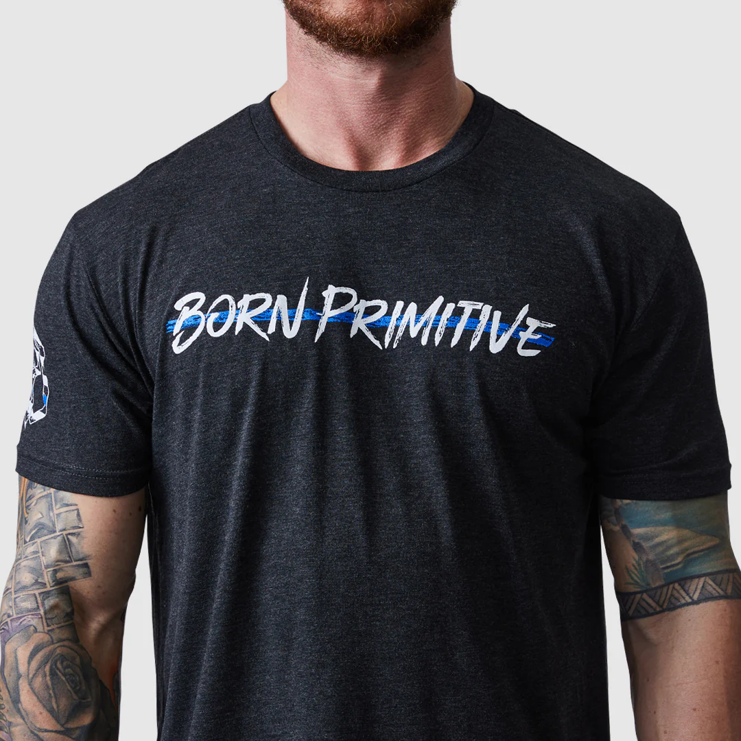 Valor Tee (Thin Blue Line) - Image 3