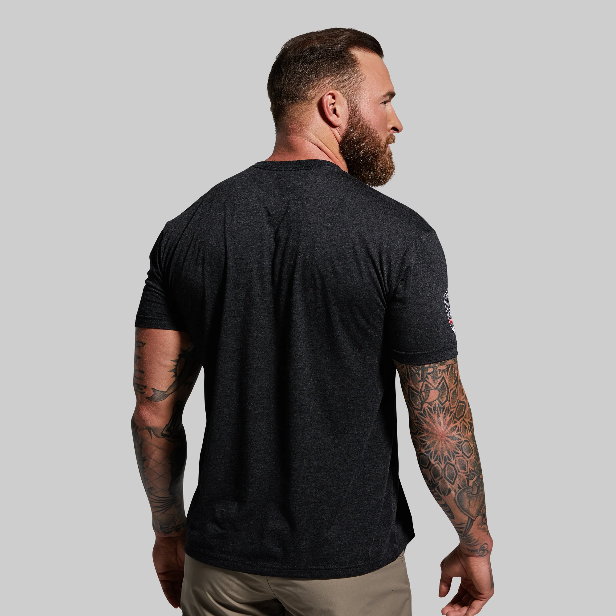 Valor Tee (Thin Red Line) - Image 3