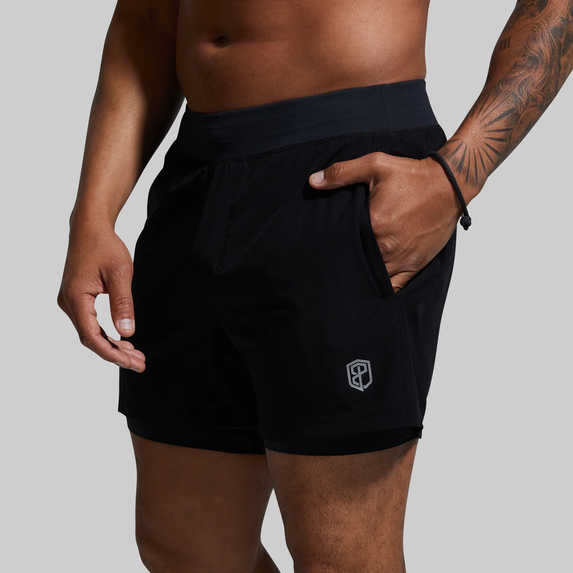 Versatile Short w/ Compression 5" (Black) - Image 3