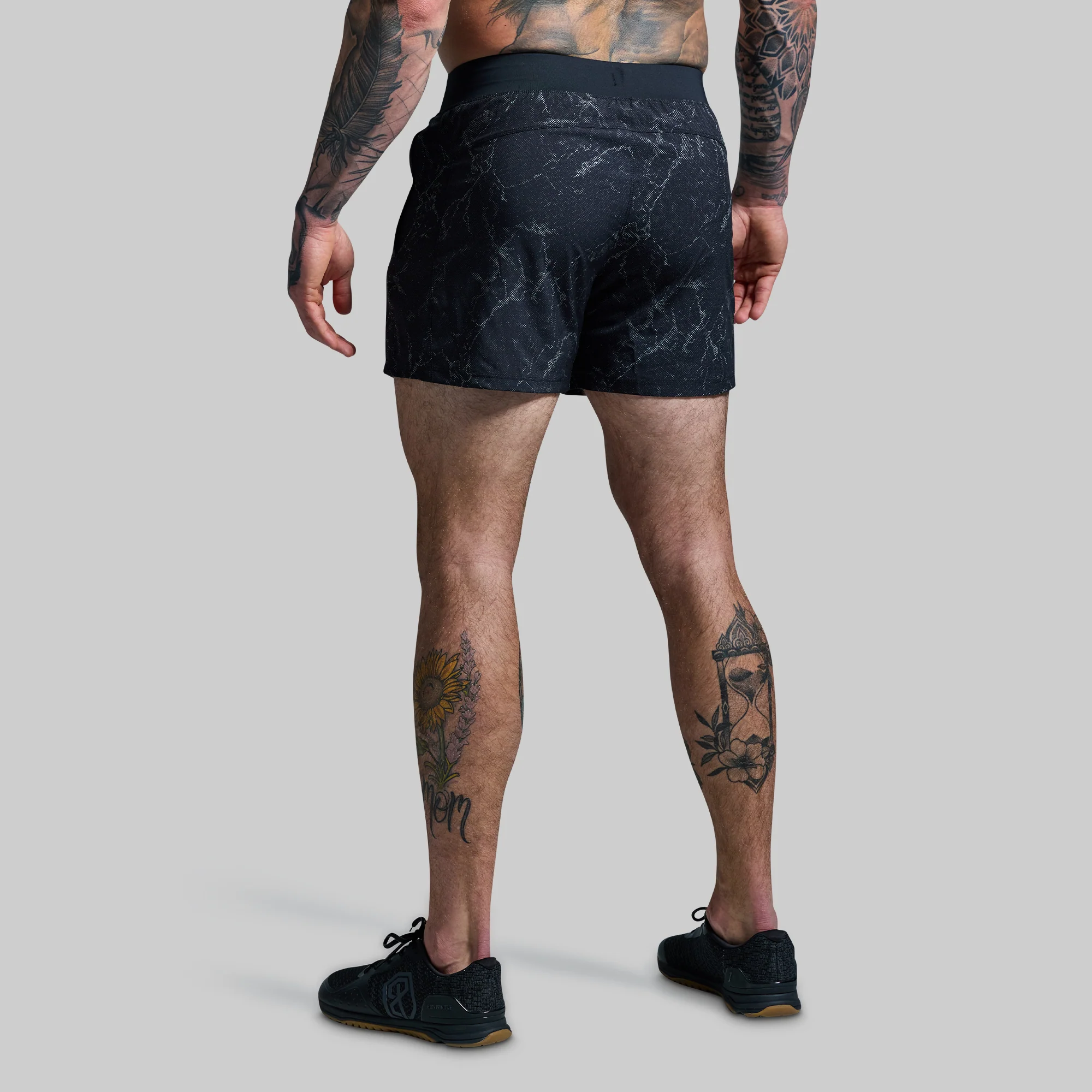 Versatile Short w/ Compression 5" (Black Marble) - Image 3