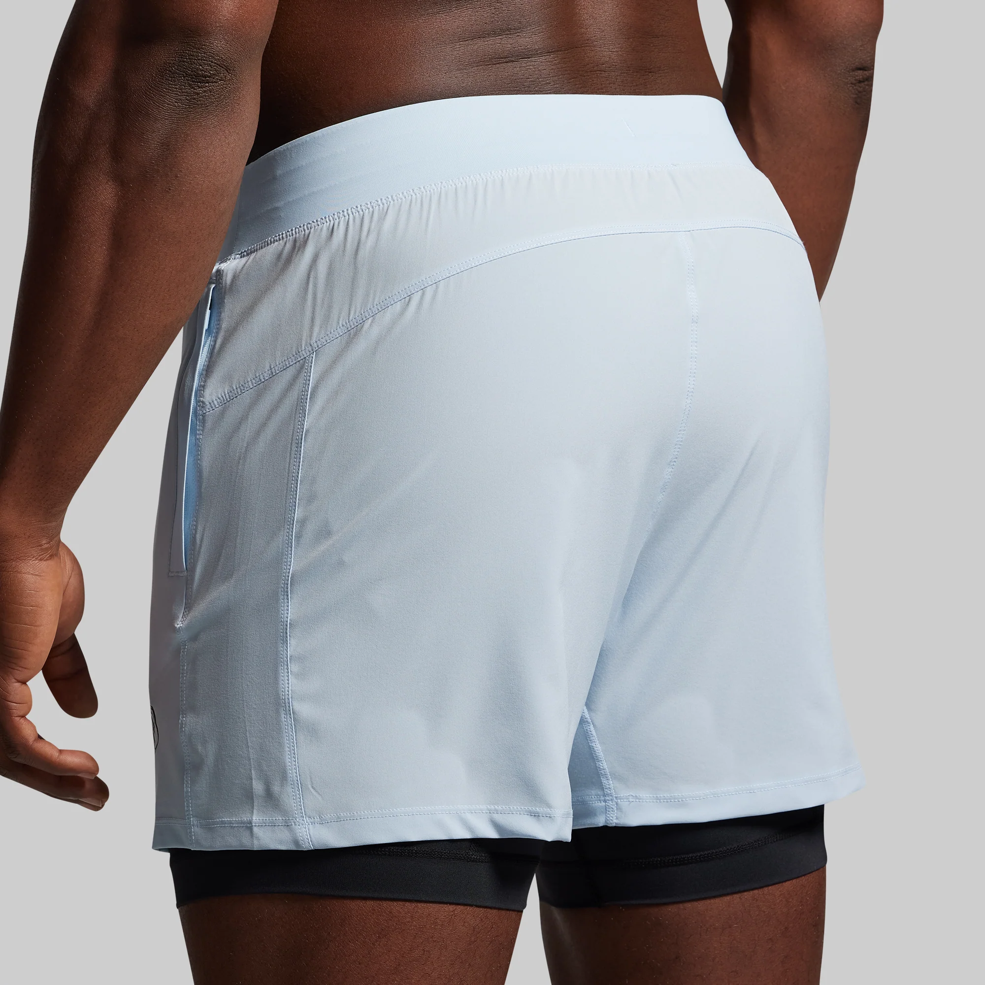 Versatile Short w/ Compression 5" (Chambray) - Image 3