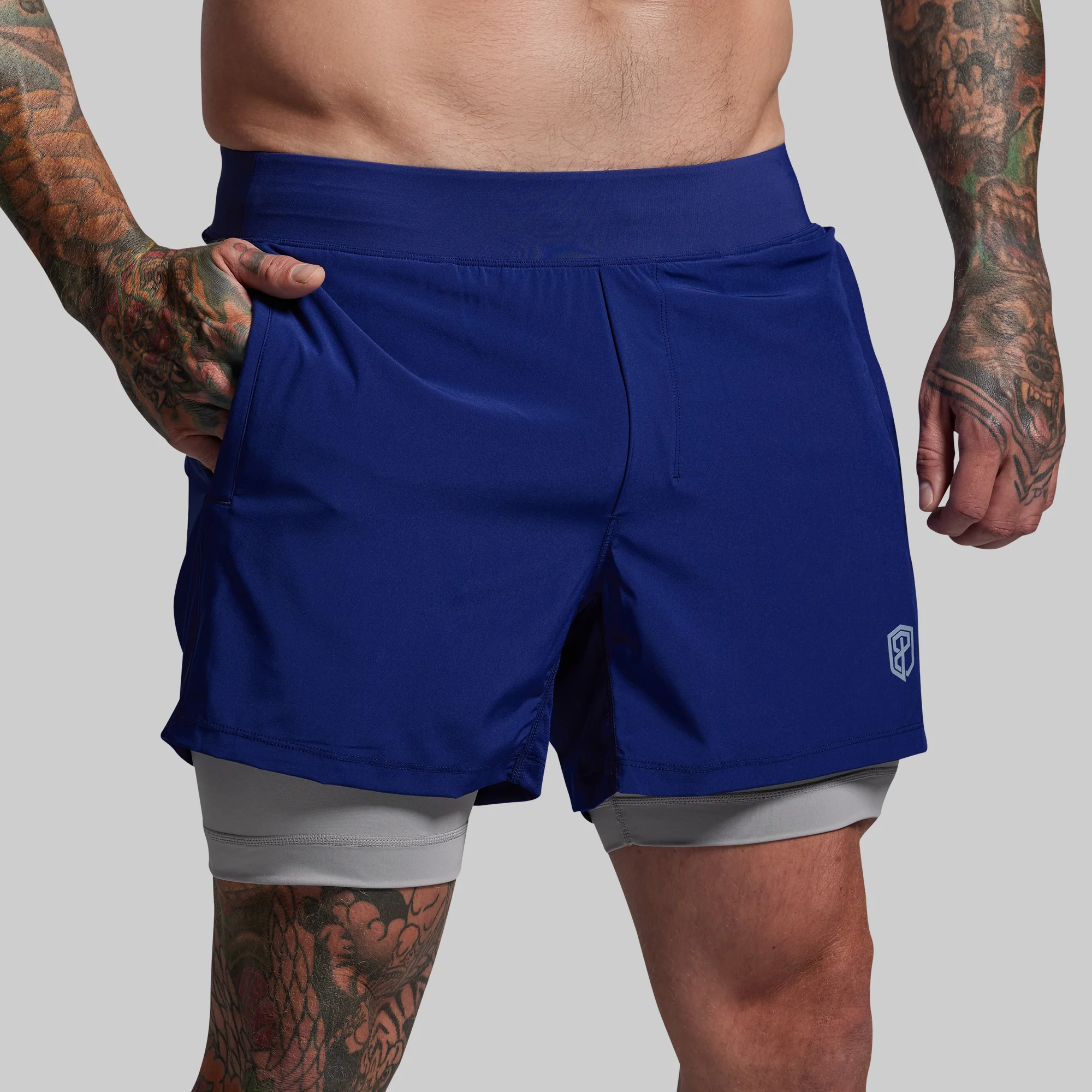 Versatile Short w/ Compression 5" (Cobalt) - Image 4