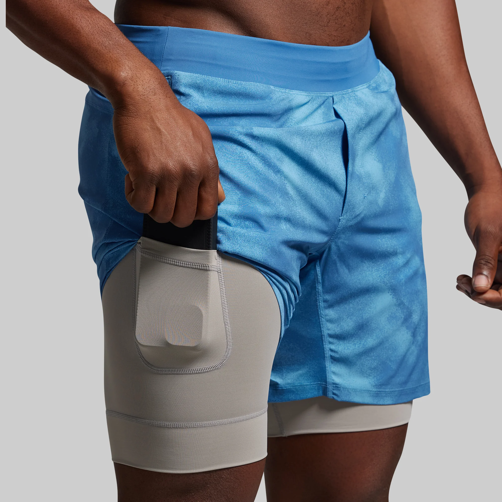 Versatile Short w/ Compression 5" (Glacier Blue) - Image 2