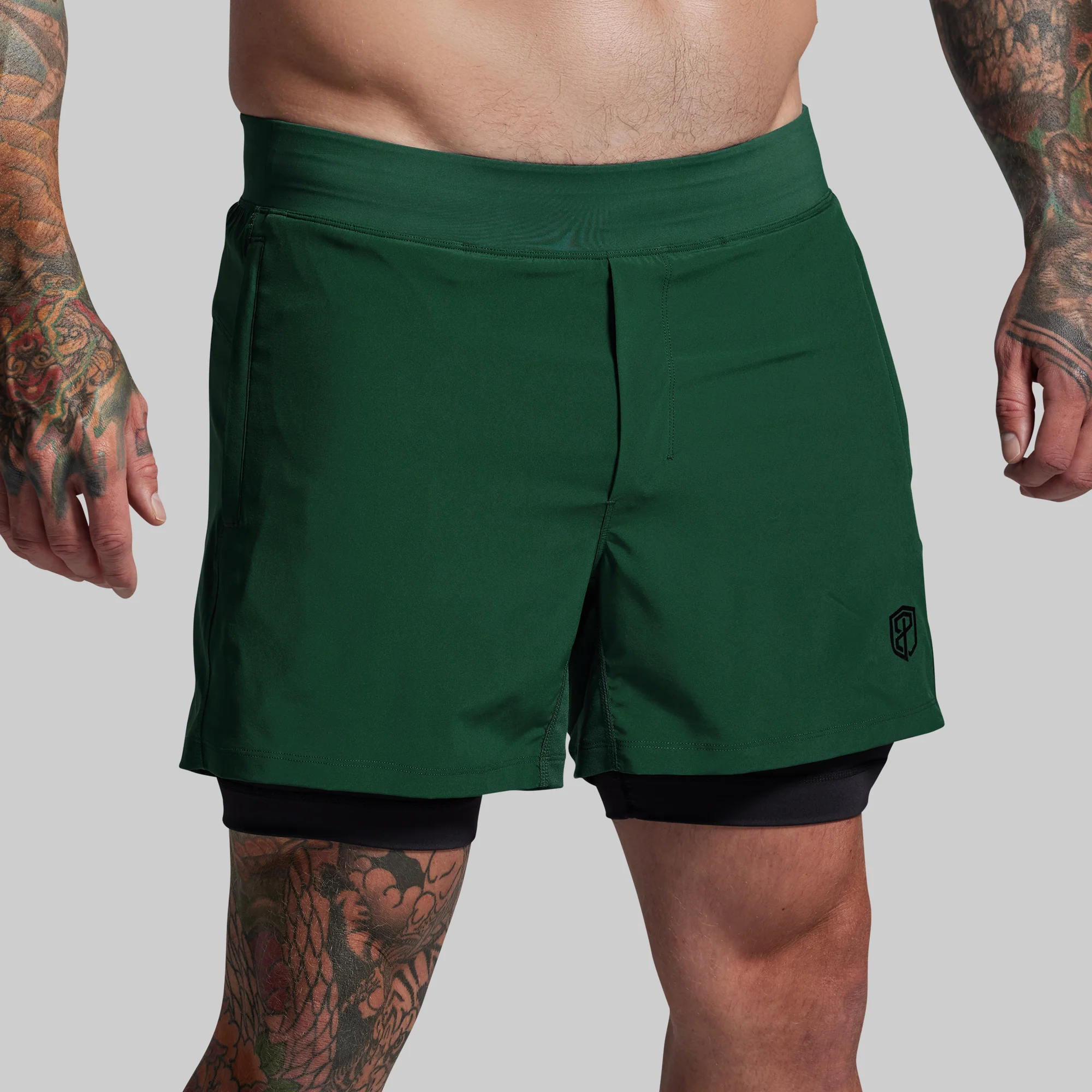 Versatile Short w/ Compression 5" (Grove) - Image 4