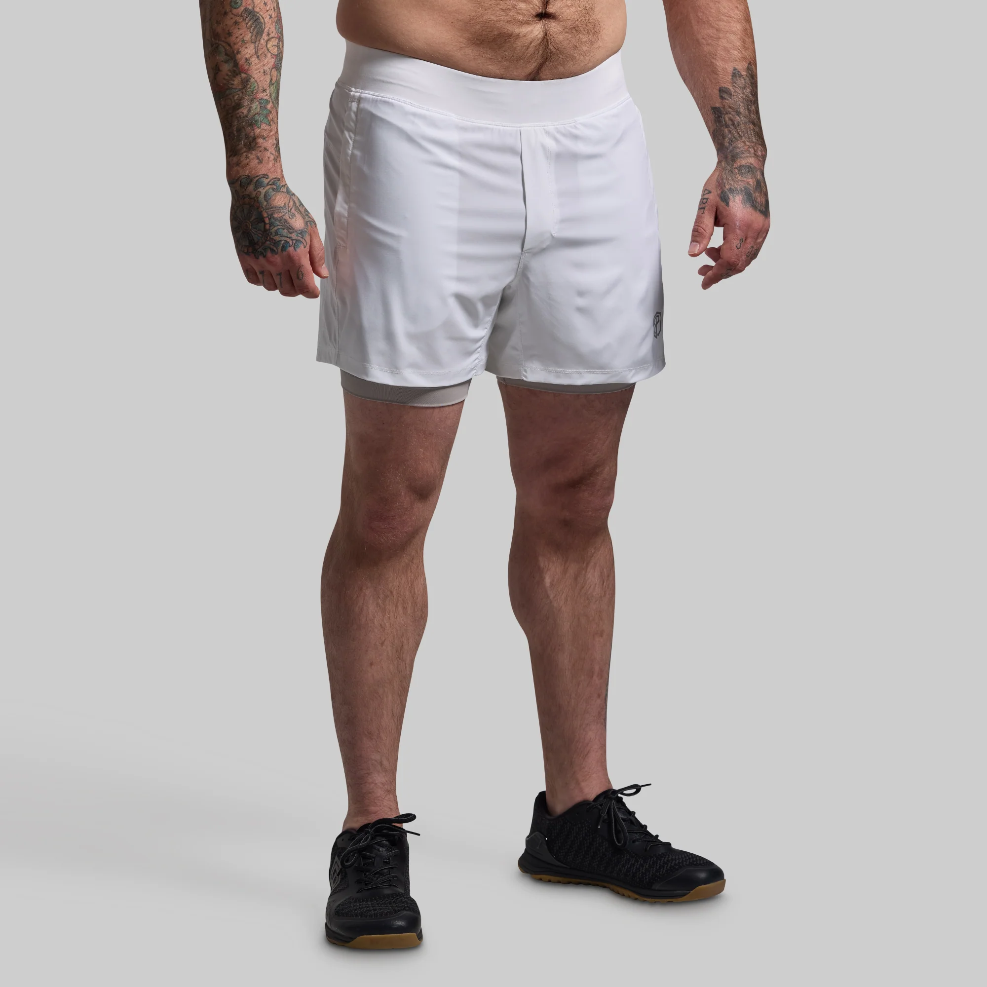 Versatile Short w/ Compression 5" (White) - Image 3