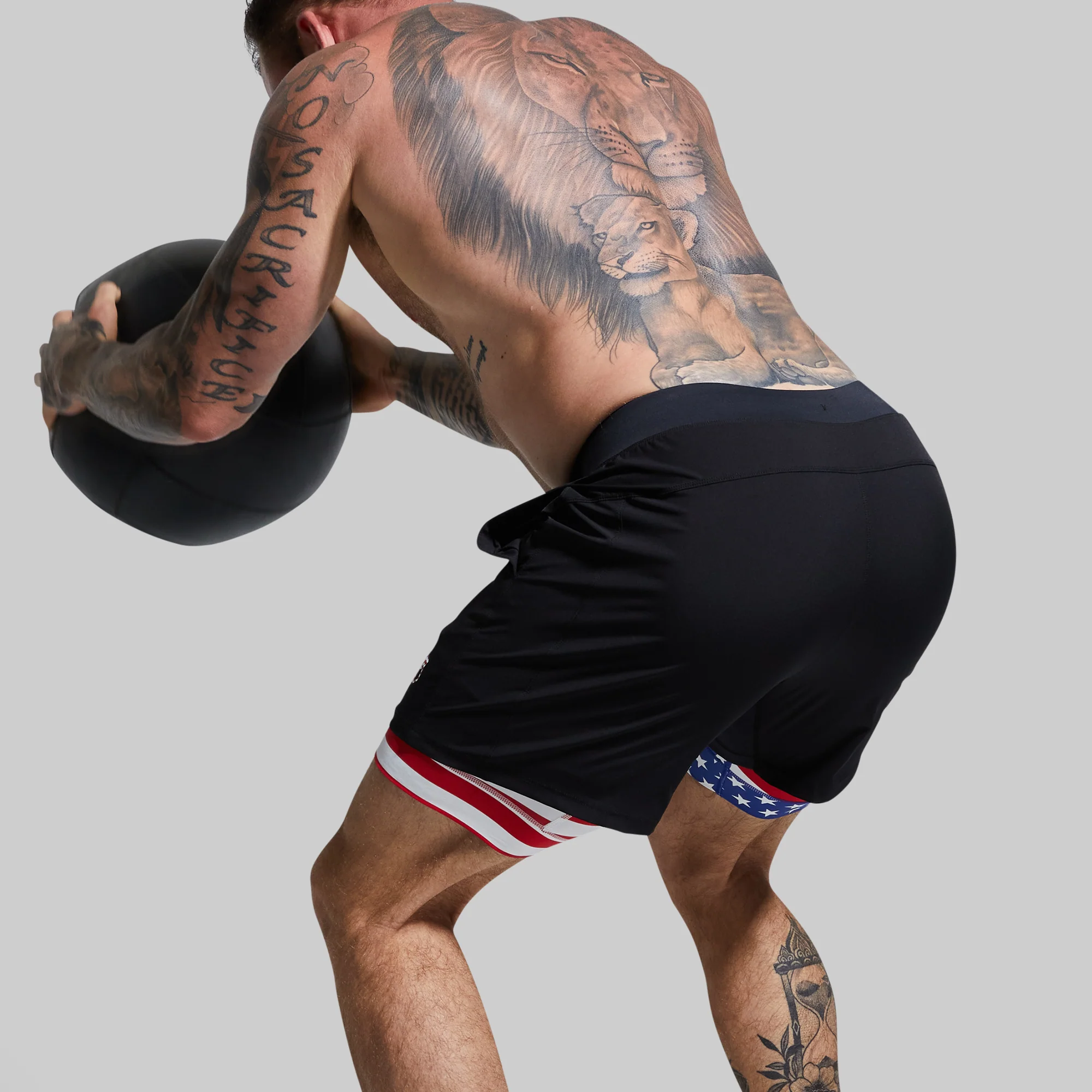 Versatile Short w/ Compression 7" (Black Liberty) - Image 6