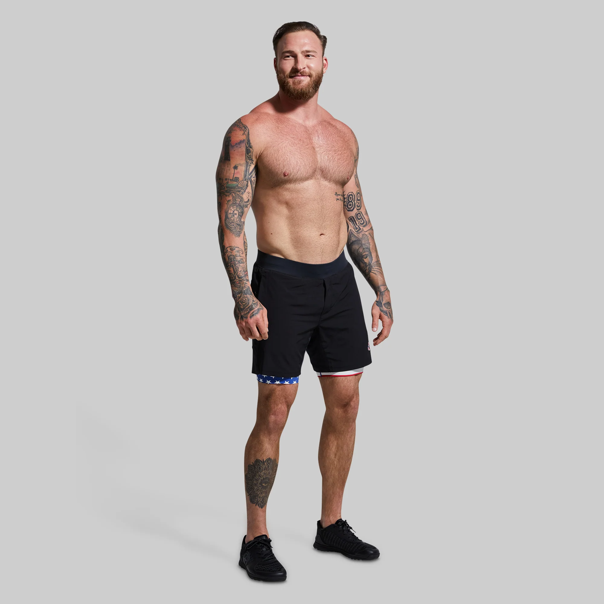 Versatile Short w/ Compression 7" (Black Liberty) - Image 8