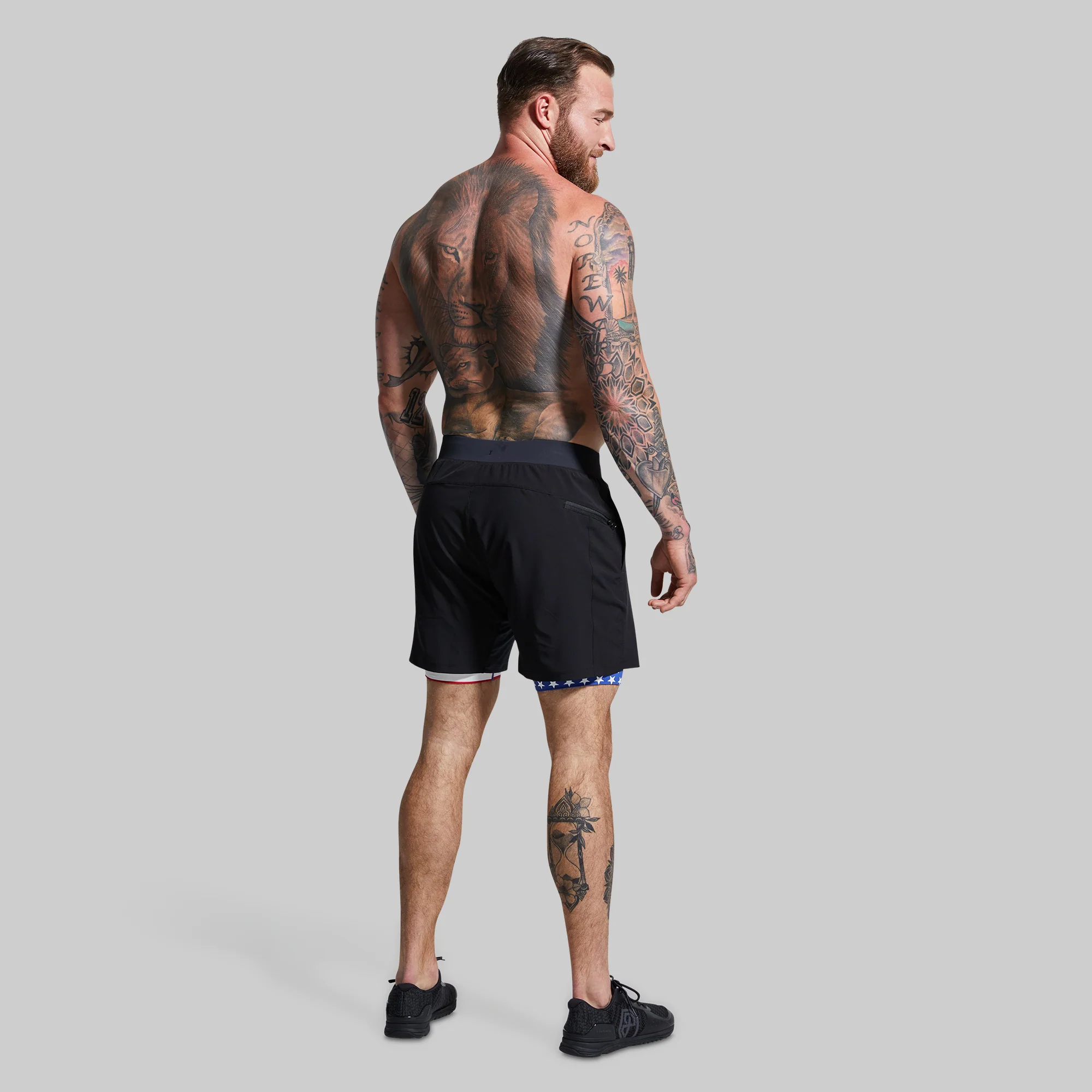 Versatile Short w/ Compression 7" (Black Liberty) - Image 9