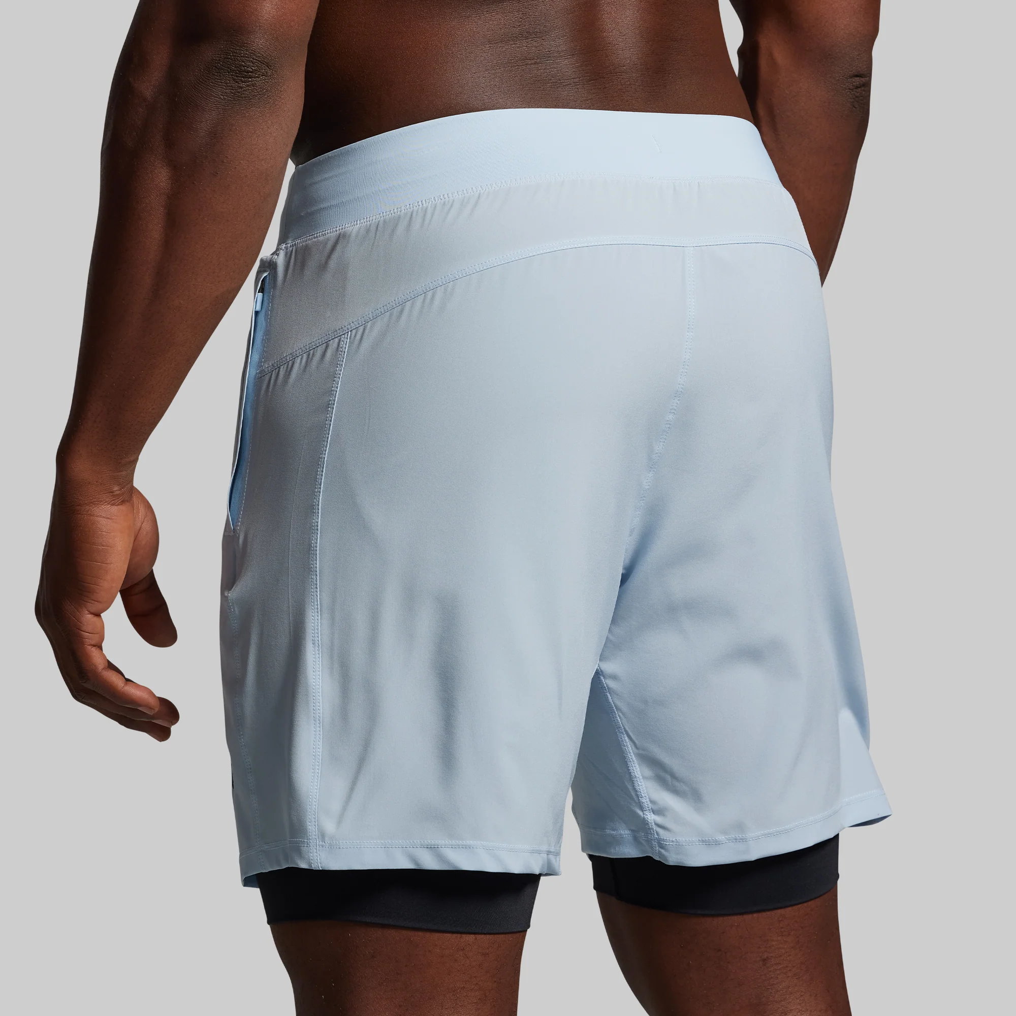 Versatile Short w/ Compression 7" (Chambray) - Image 3