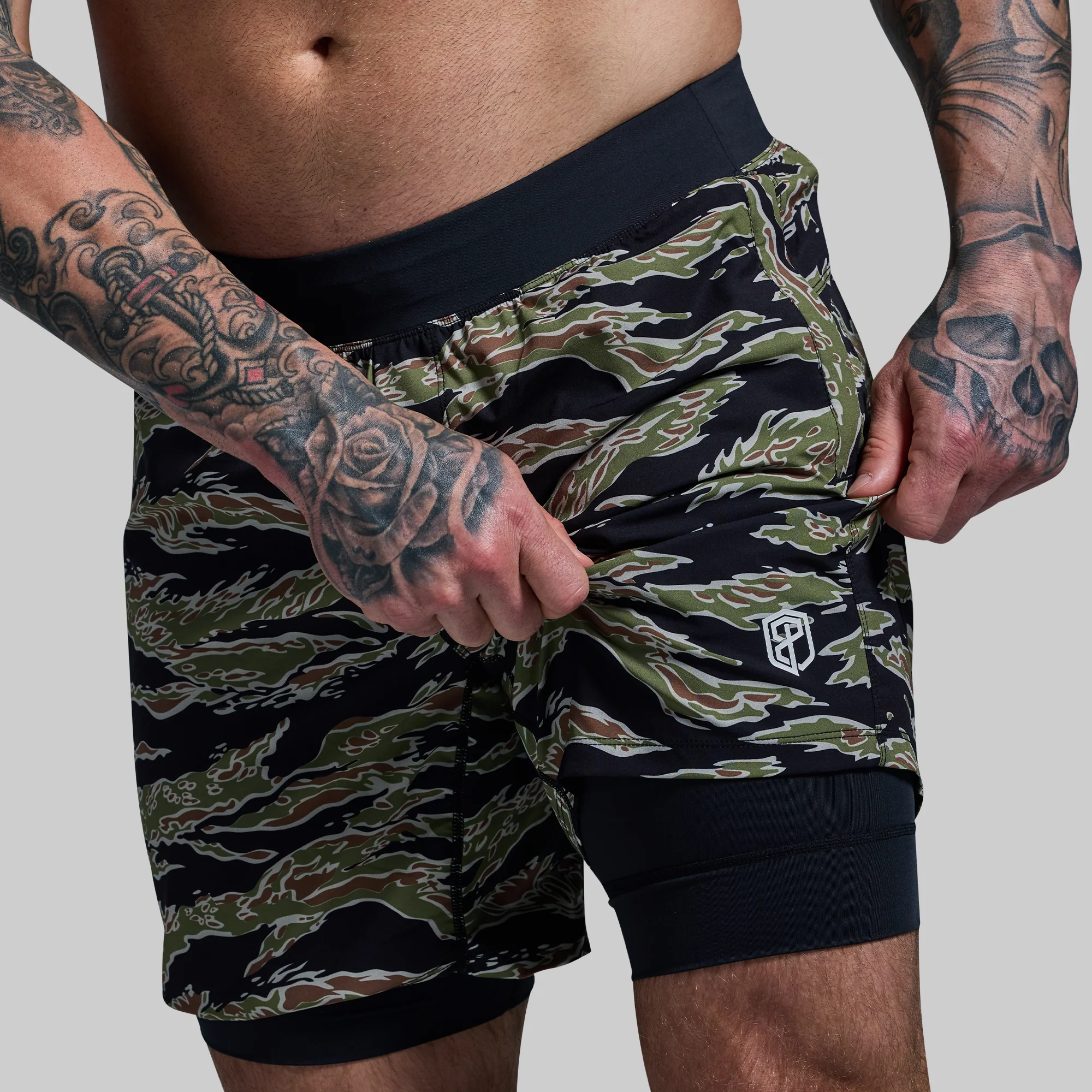 Versatile Short w/ Compression 7" (Jungle Tiger) - Image 4