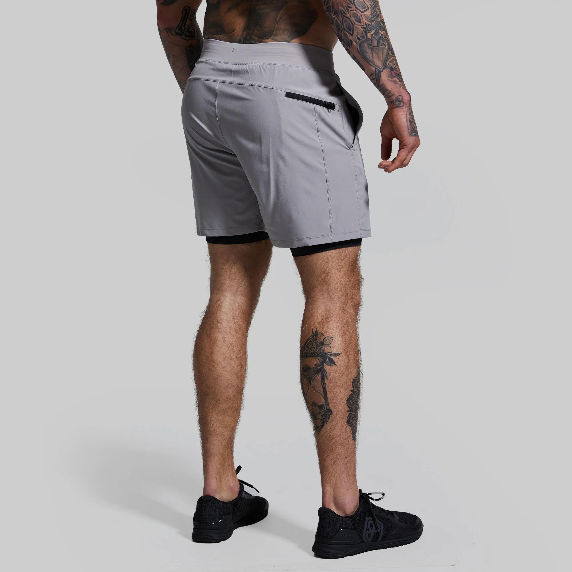 Versatile Short w/ Compression 7" (Stone) - Image 3